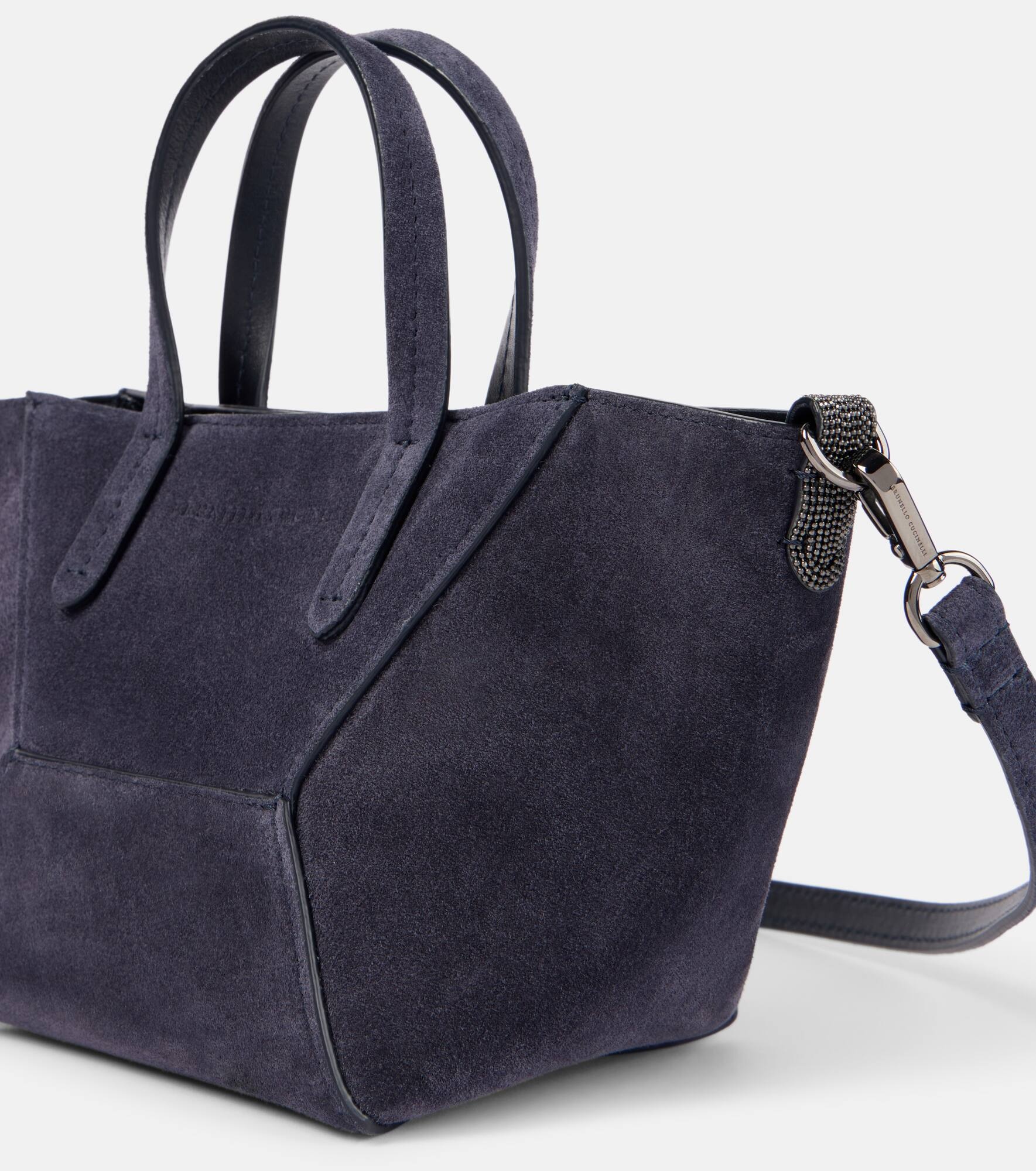 Monili suede tote bag - 6
