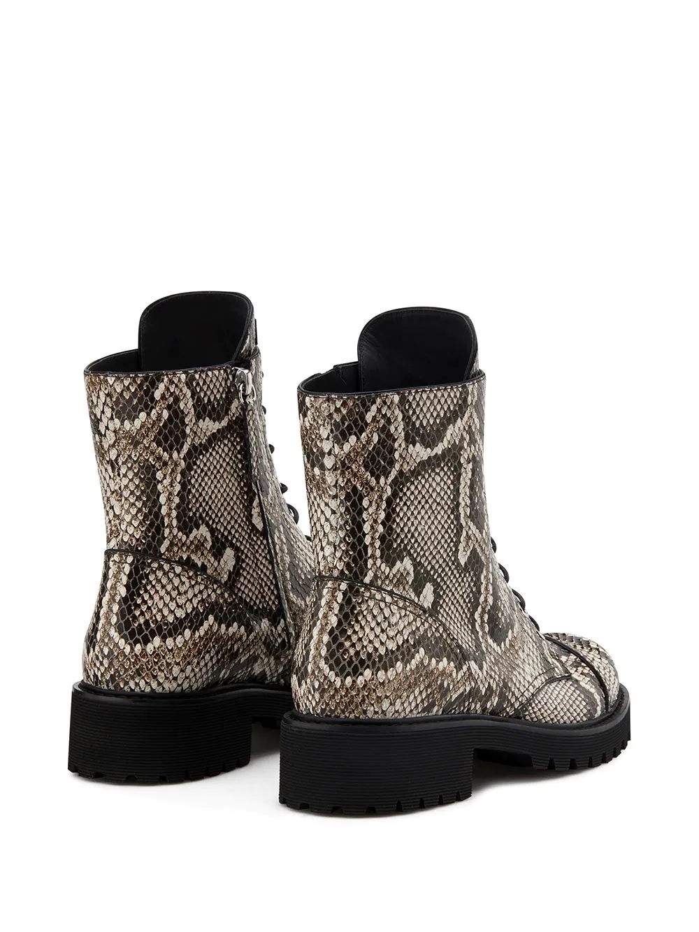 Thora snakeskin-effect boots - 3