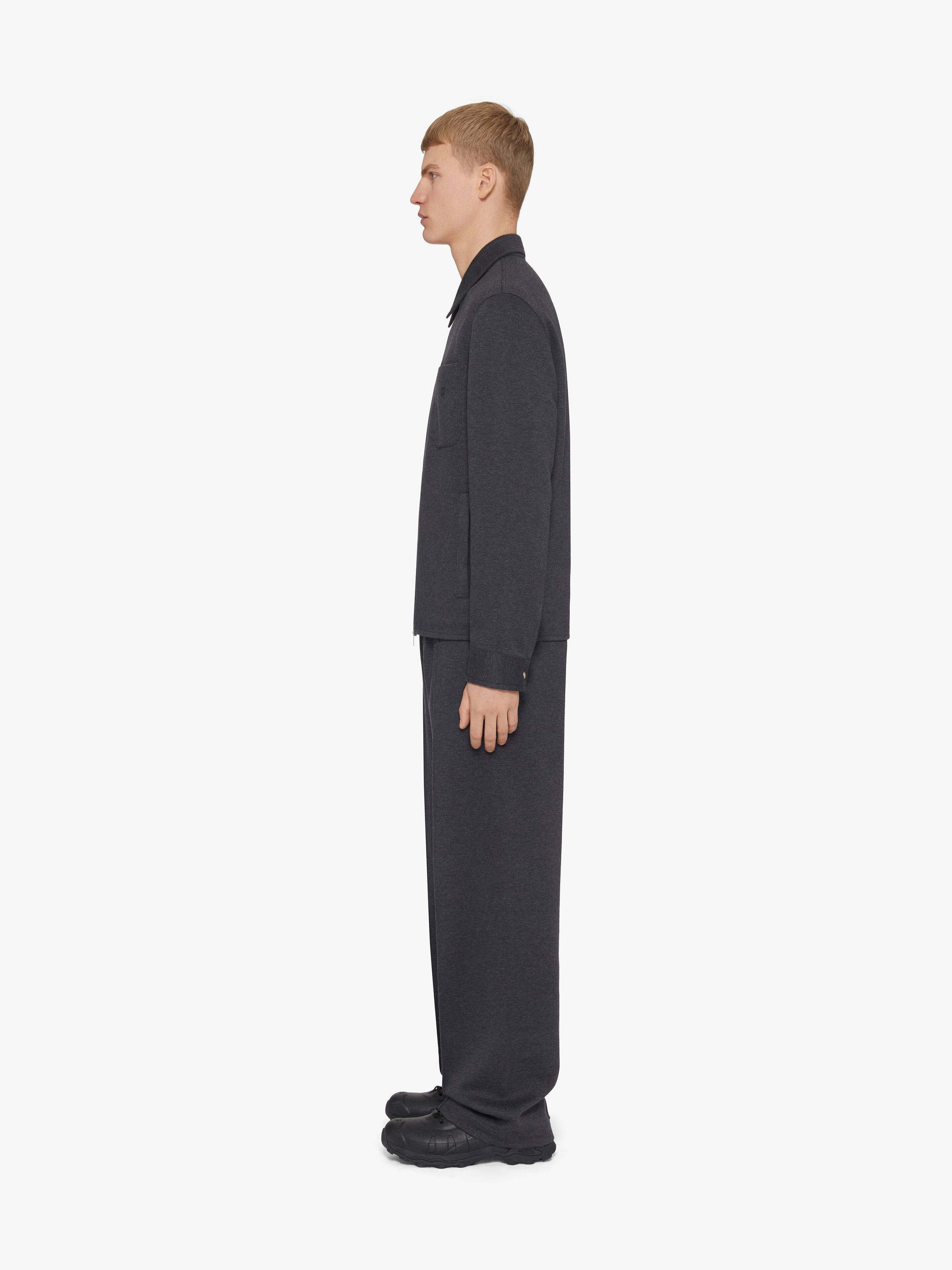 ZIPPED SHIRT IN FLEECE - 3