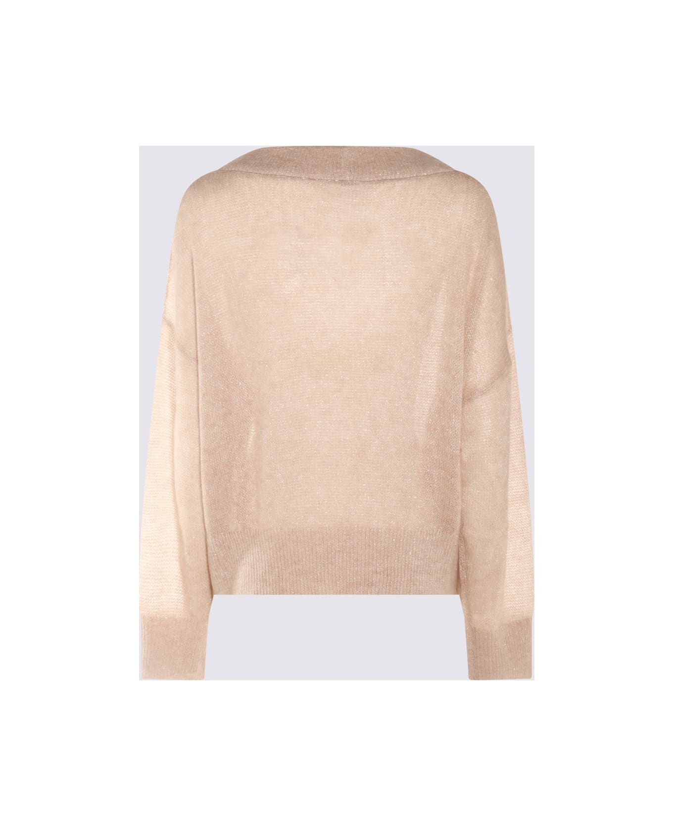 Cream Wool Knitwear - 2