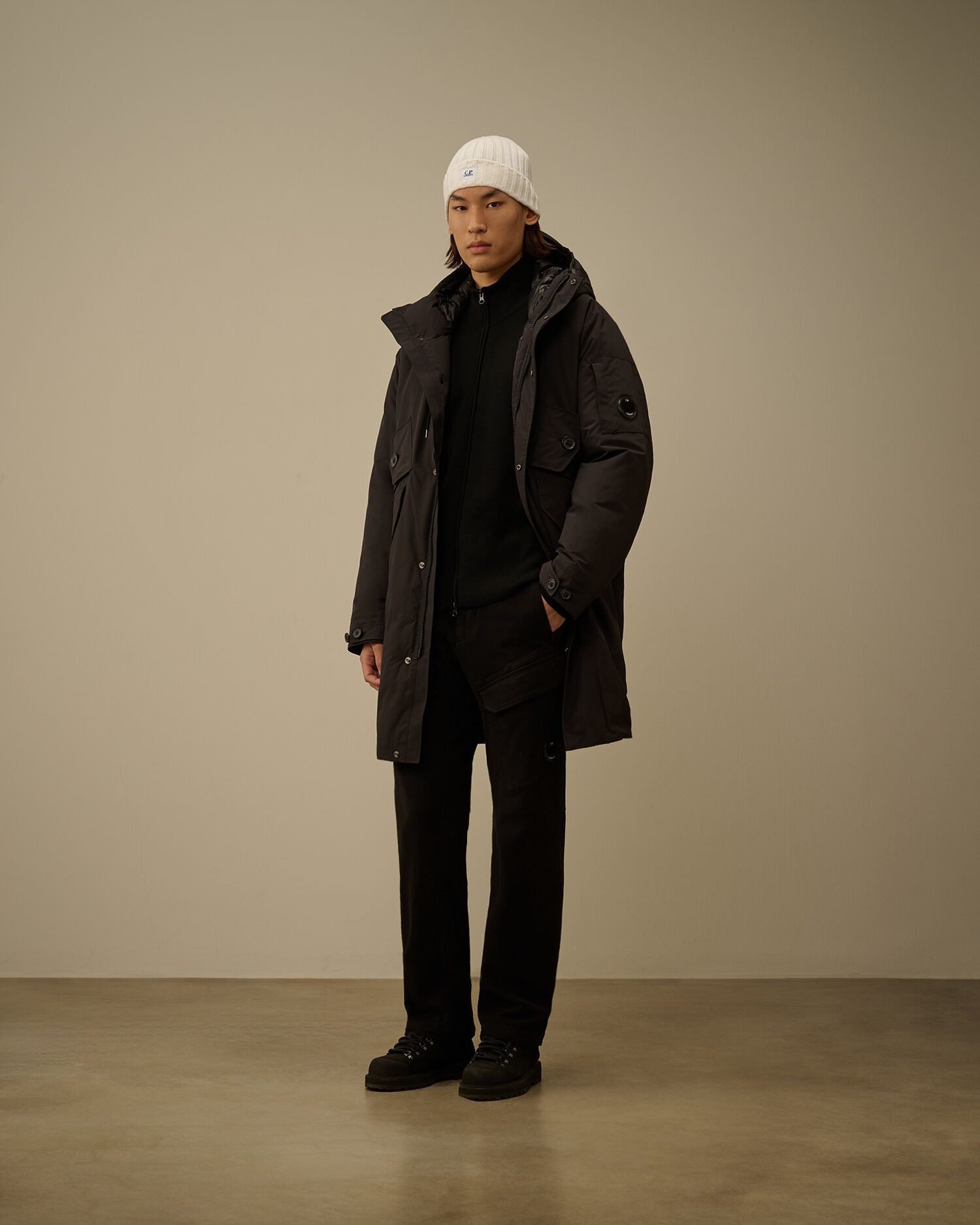 Re-Wool Full Zip Lens Cardigan - 2