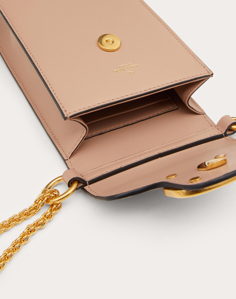 LOCÒ CALFSKIN PHONE CASE WITH CHAIN 7