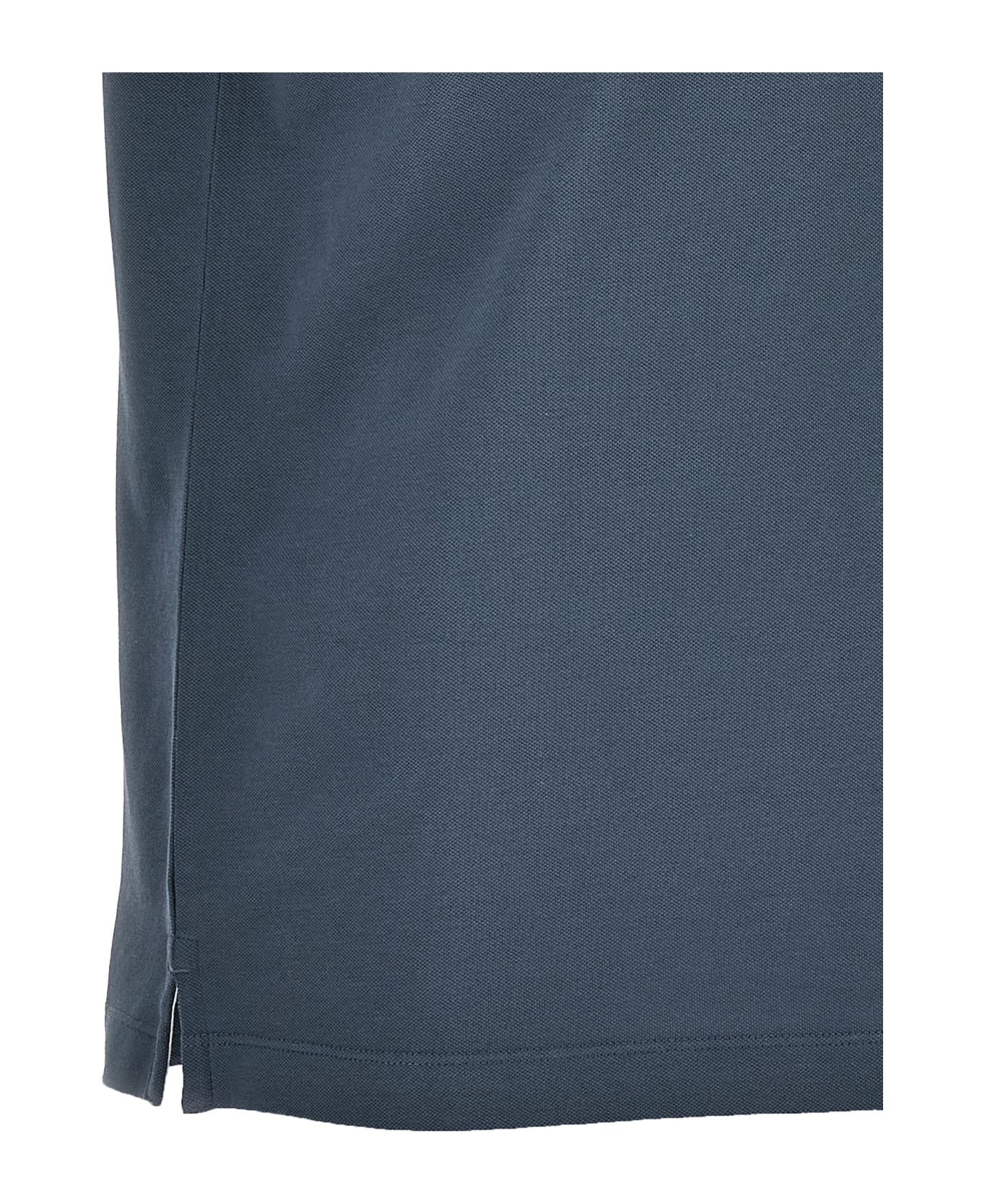 Logo-patch Cotton Polo Shirt - 4