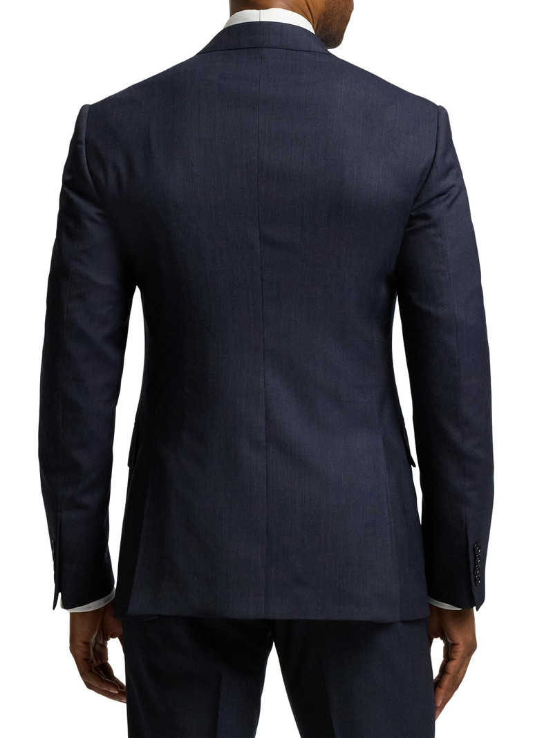 Men's Kent Tailored Pin Dot Suit - Navy Multi 6