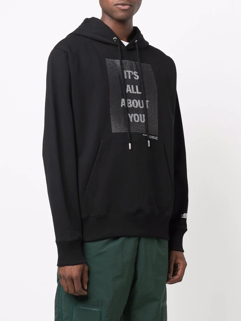 x Hank Willis slogan-print hoodie - 3