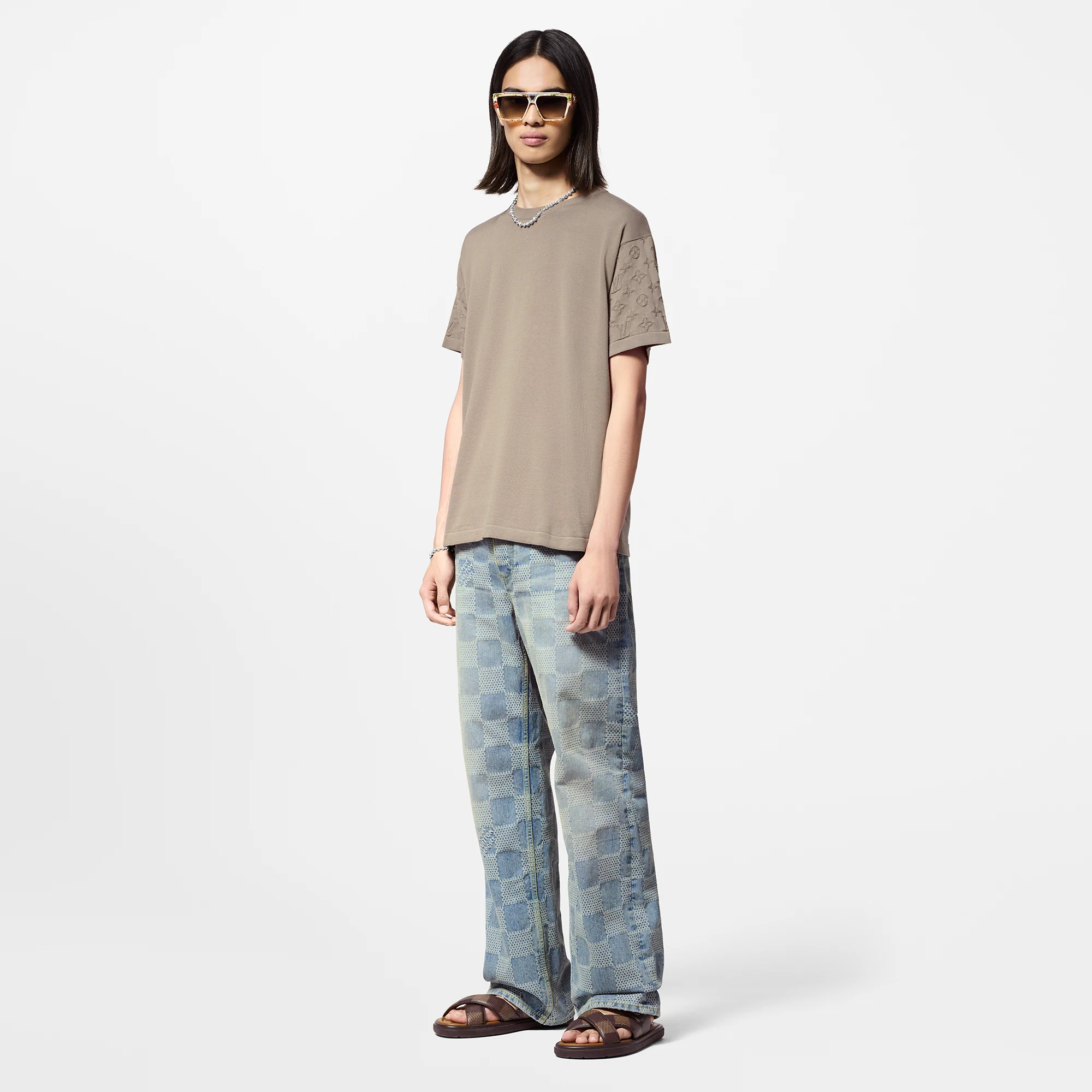 Short-Sleeved Cotton Crewneck - 4