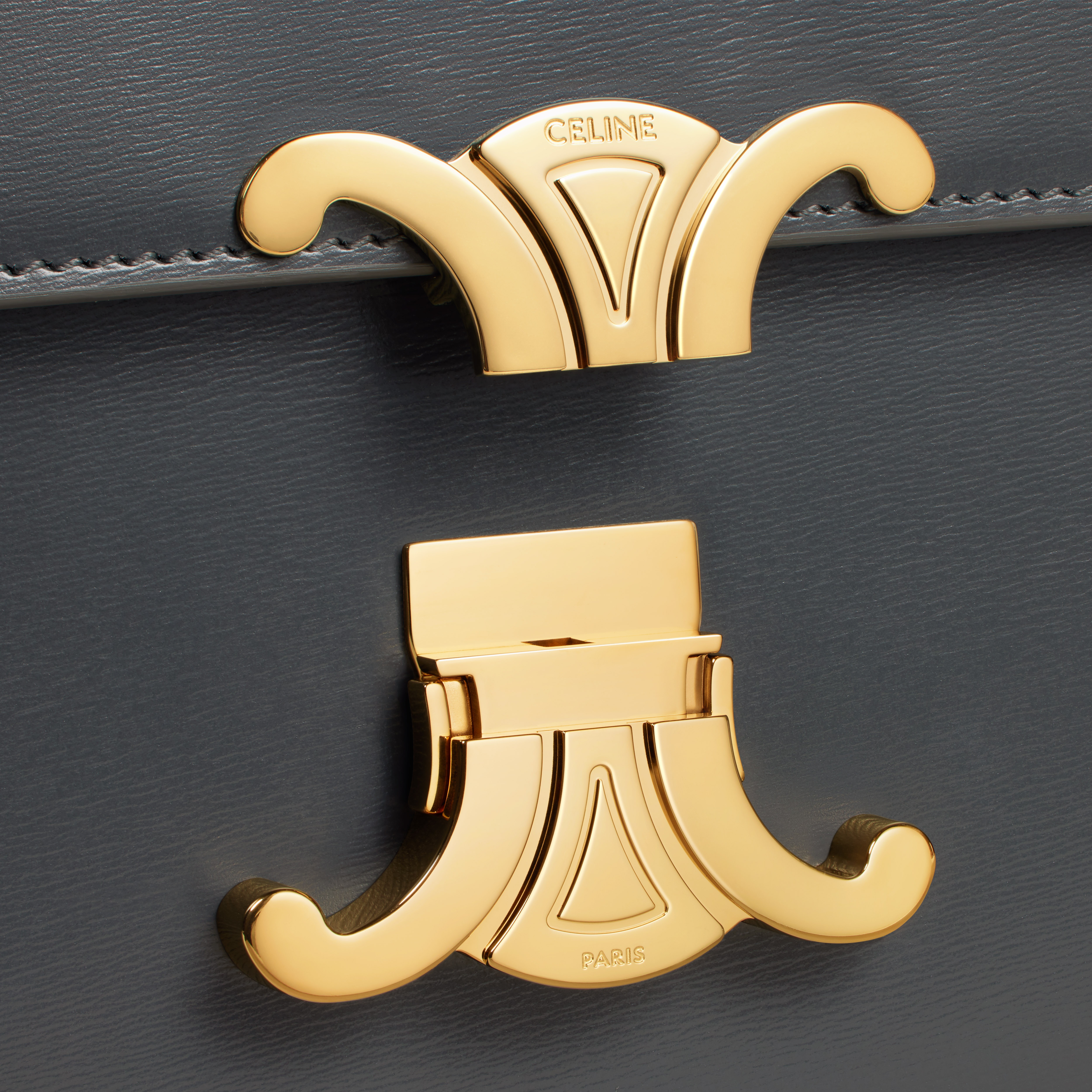 Teen Triomphe Bag in shiny calfskin - 5
