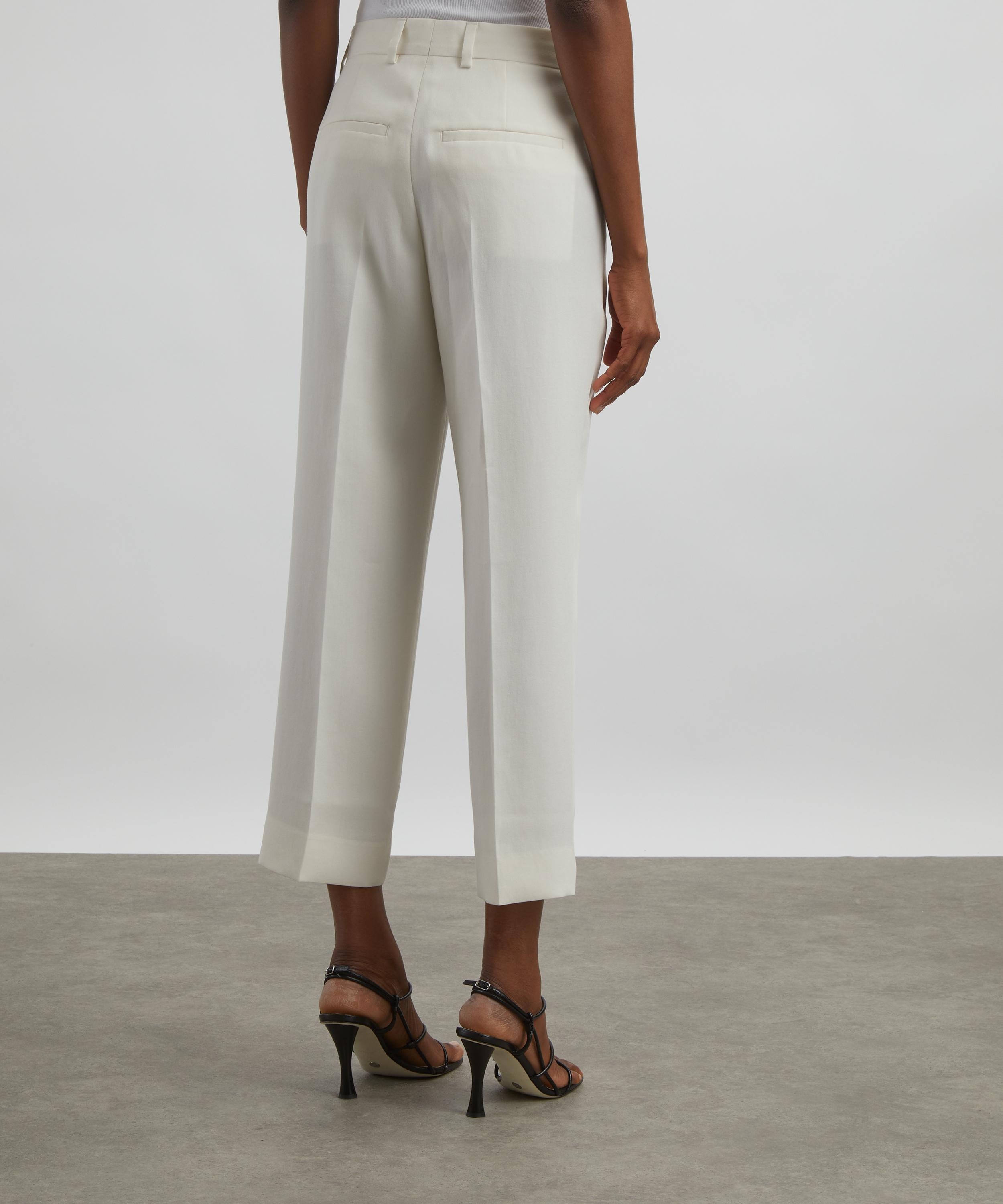 Cropped Straight Trousers - 4