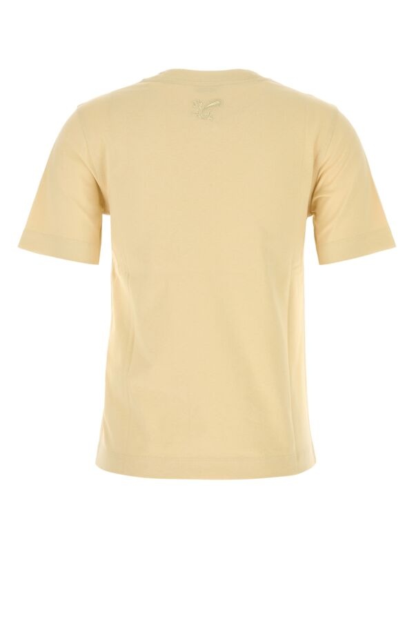 Tシャツ・カットソー BURBERRY Women Tunic Tops 6367635 8097925 C1490 Beige Cotton T-shirt with paisley logo BURBERRY Woman Tg. S