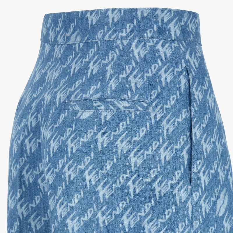 Light blue chambray pants 3