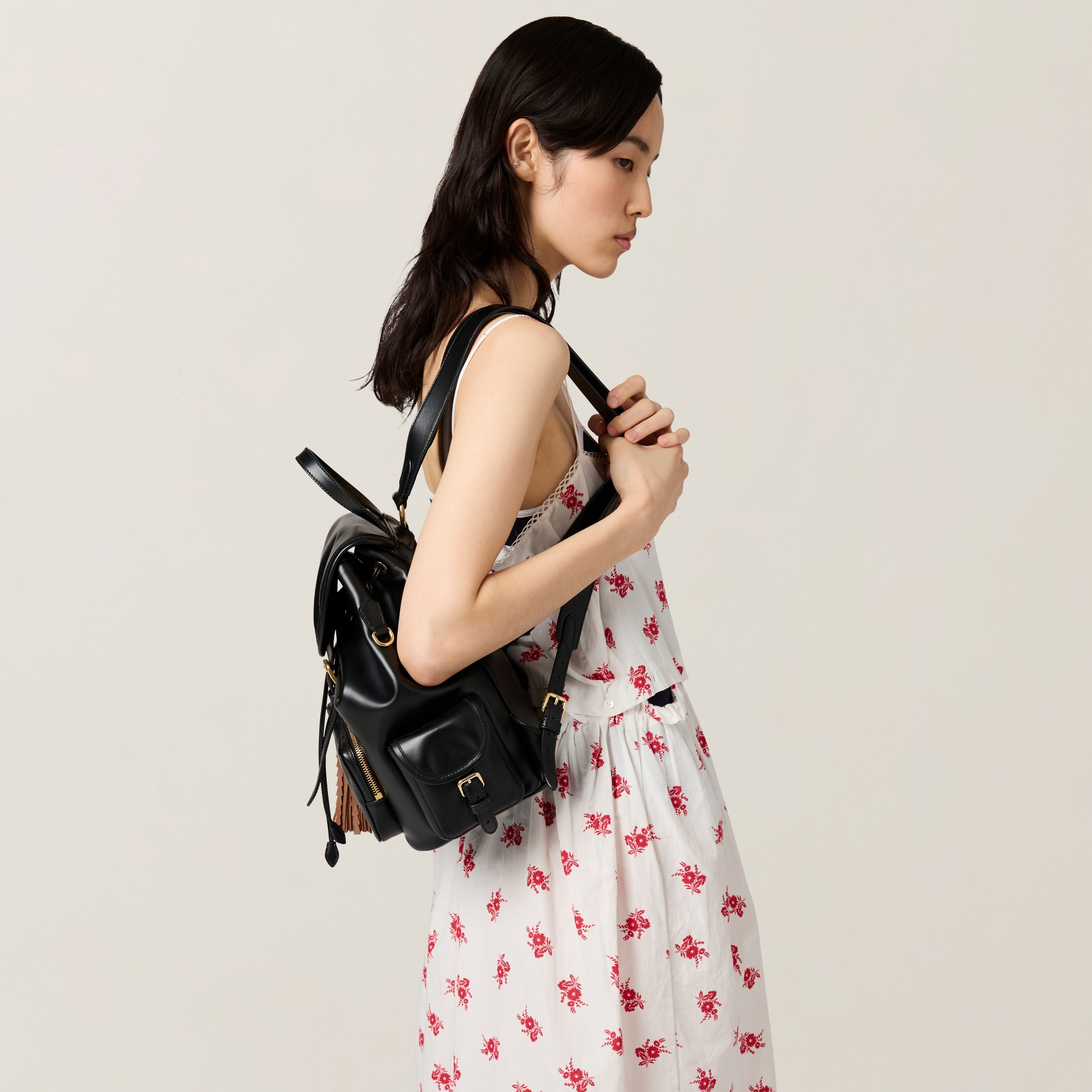 Leather backpack - 2
