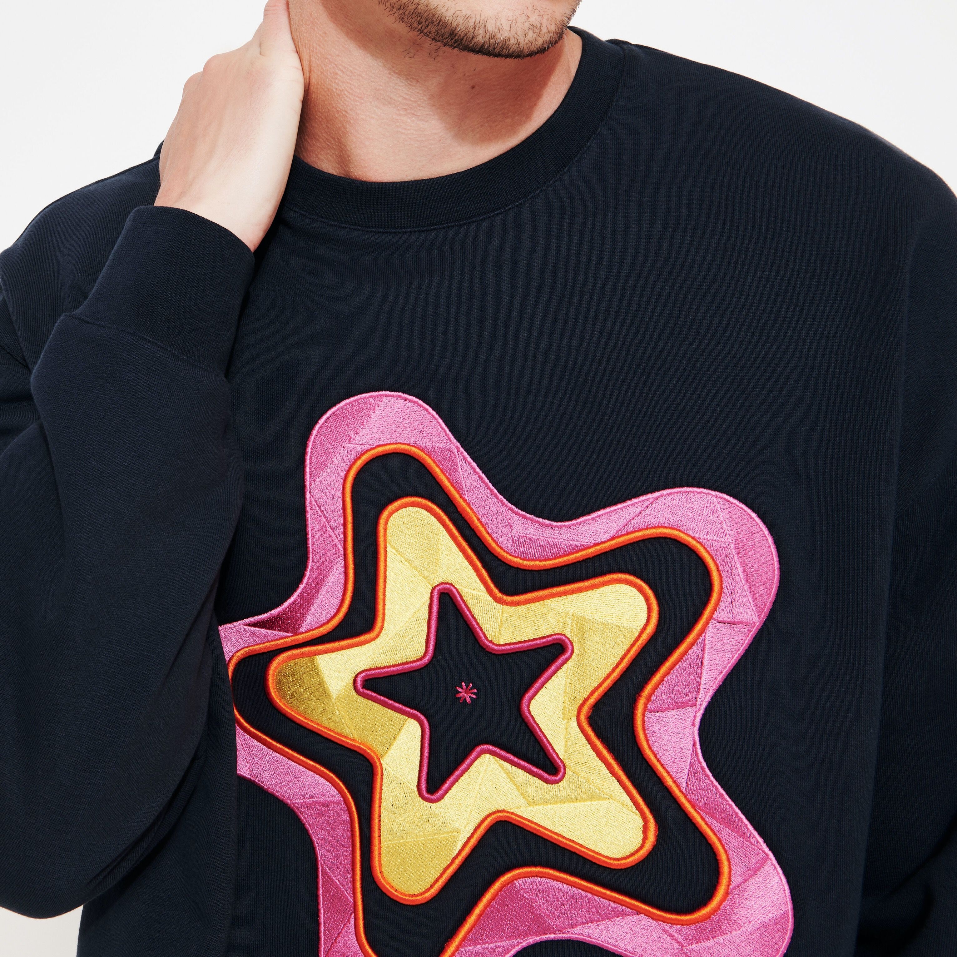 Men Cotton Sweatshirt Stars Gift - 7