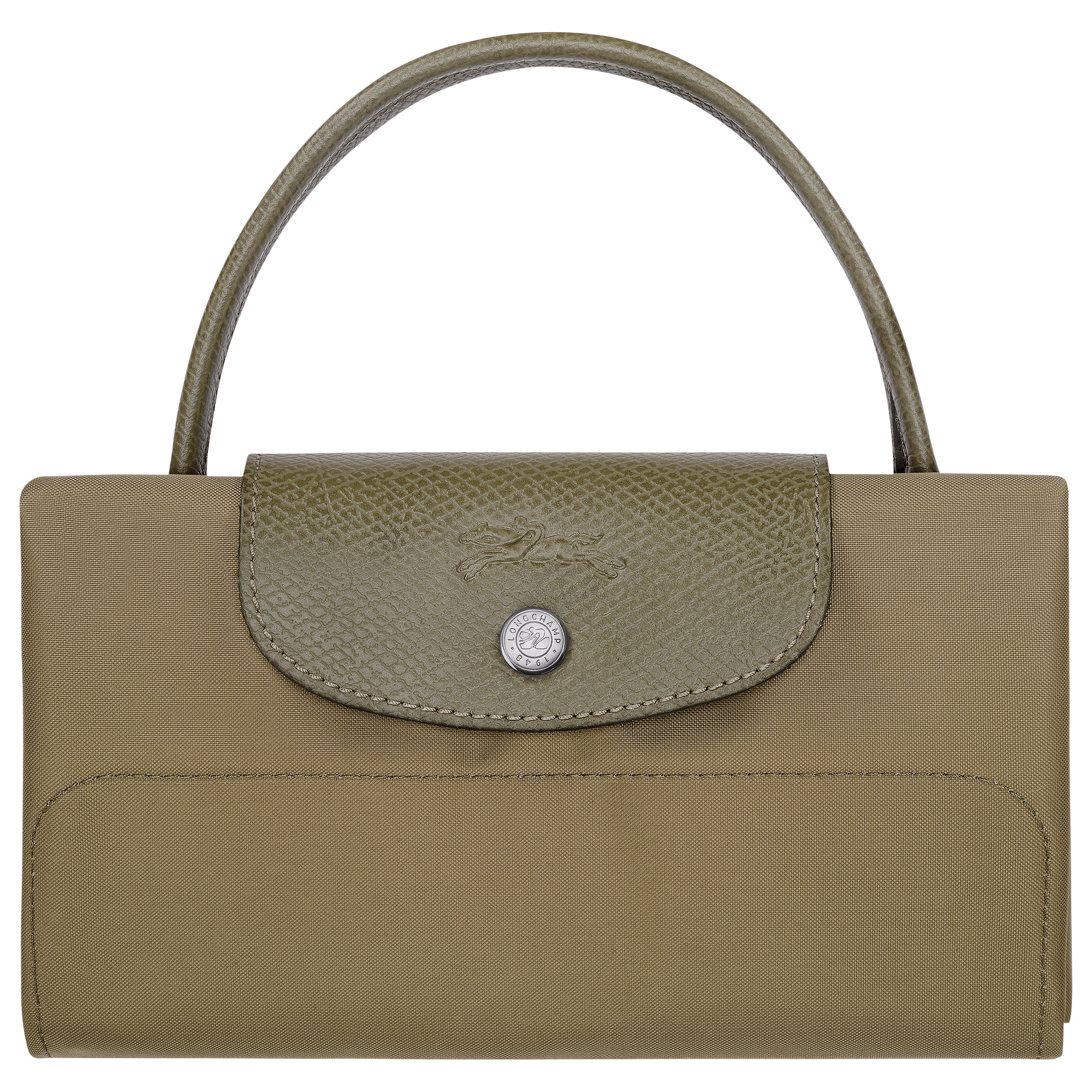 Le Pliage Green M Tote bag Artichoke - Canvas - 7
