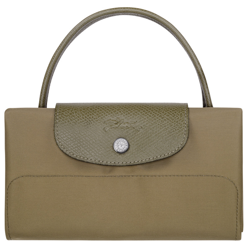 Le Pliage Green M Tote bag Artichoke - Canvas 7