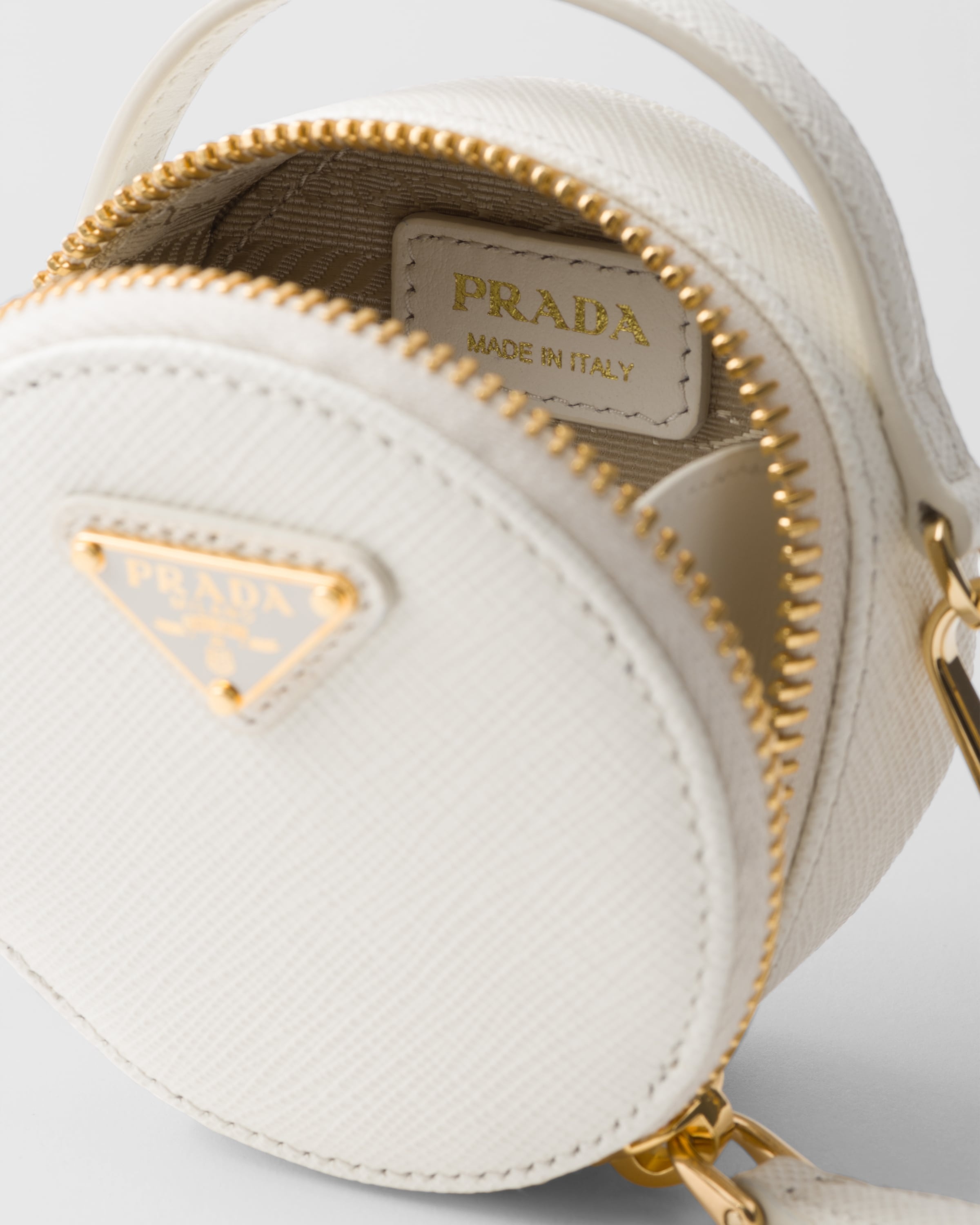 Saffiano leather mini-pouch - 4