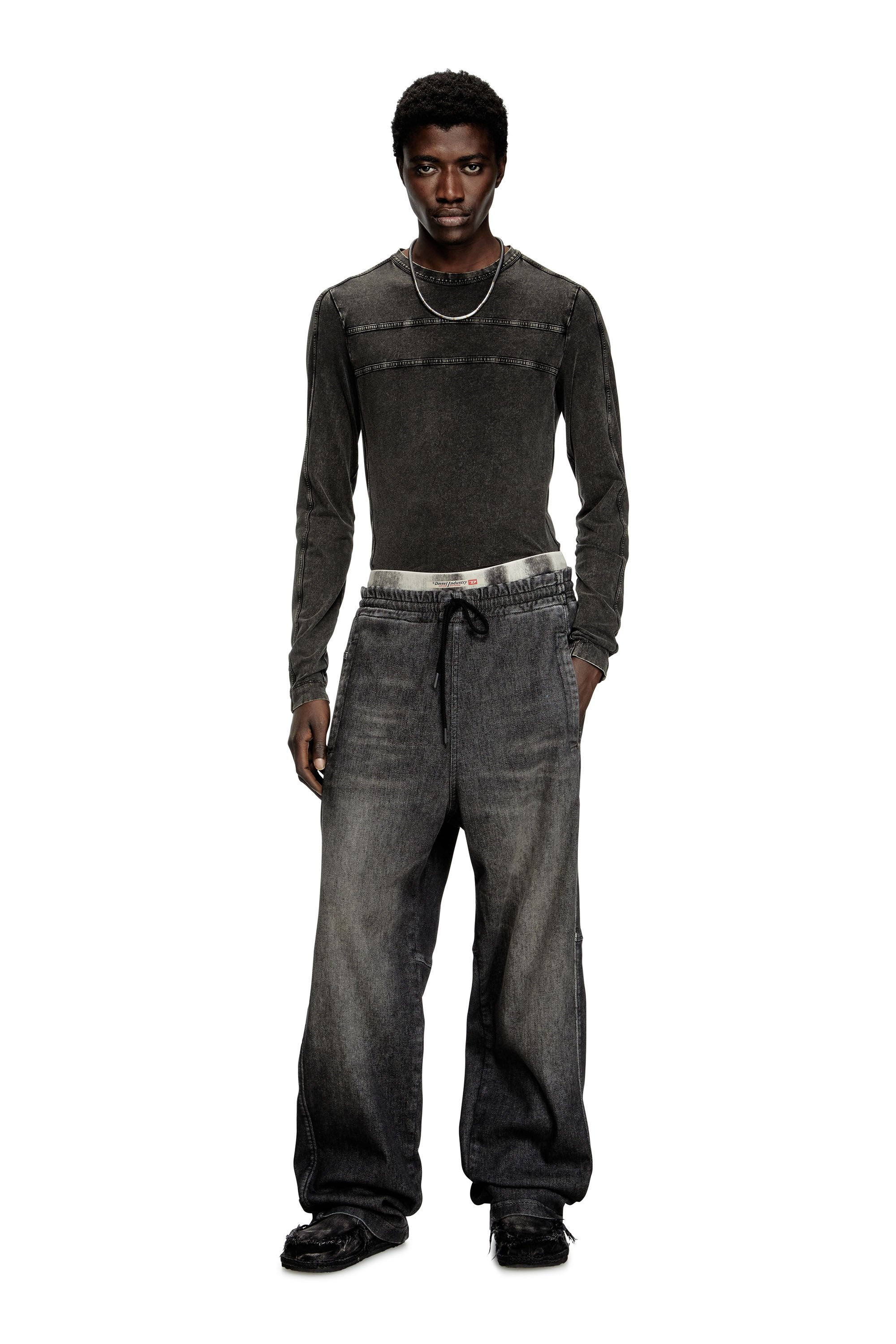 RELAXED D-MARTYANS TRACK DENIM 09L77 - 2