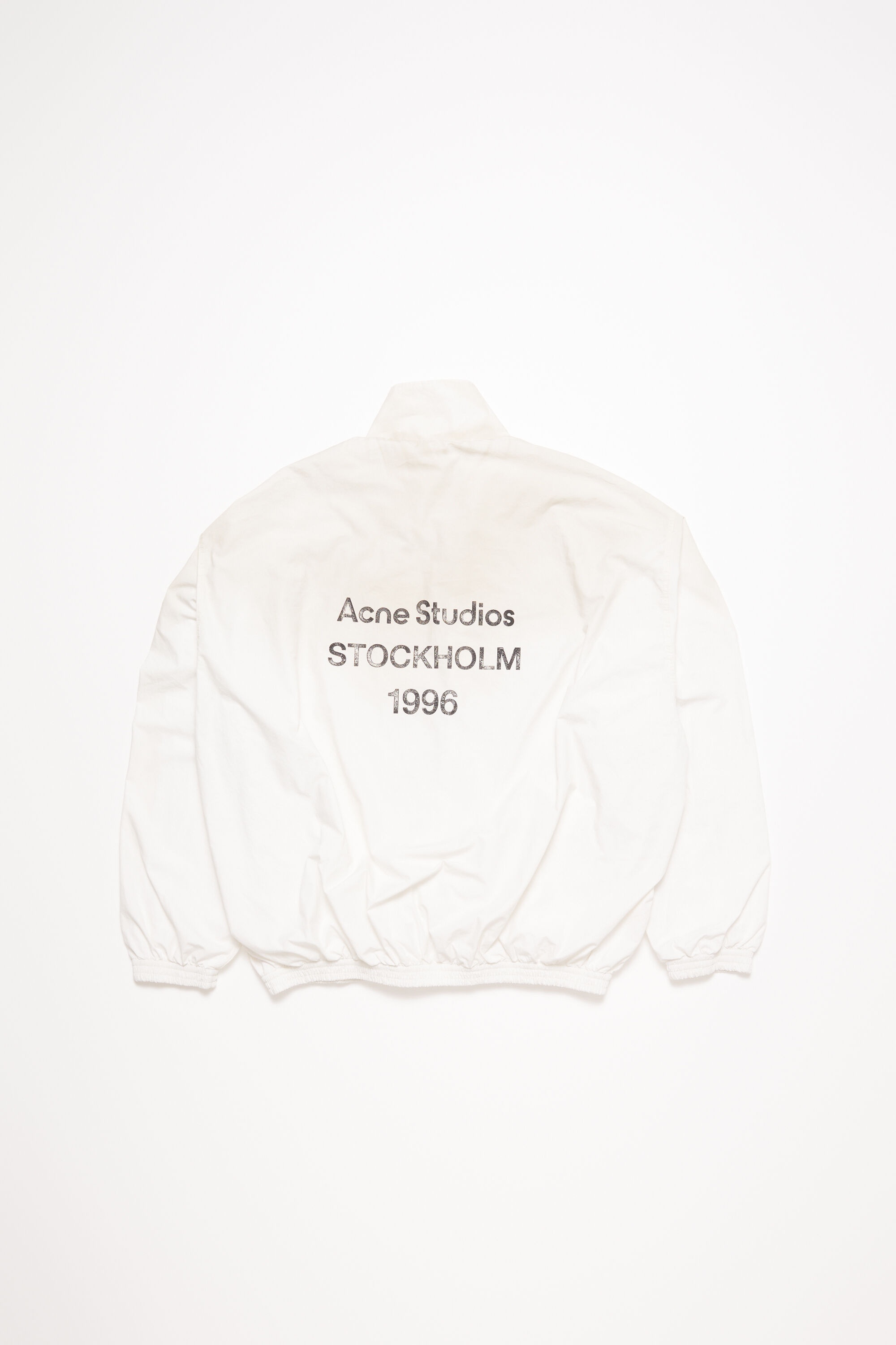 Logo zipper jacket - Dusty white - 8