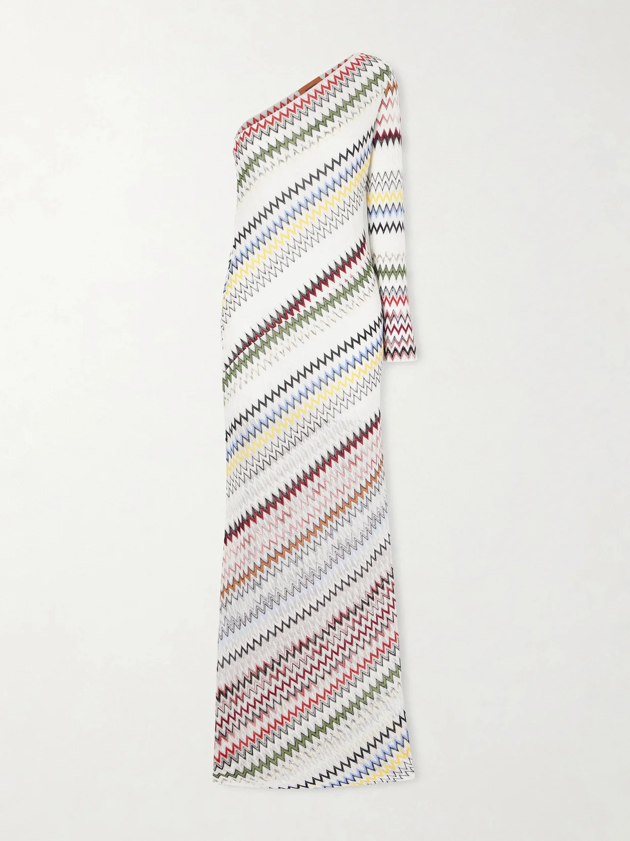 Striped Crochet-knit Maxi Dress - 1