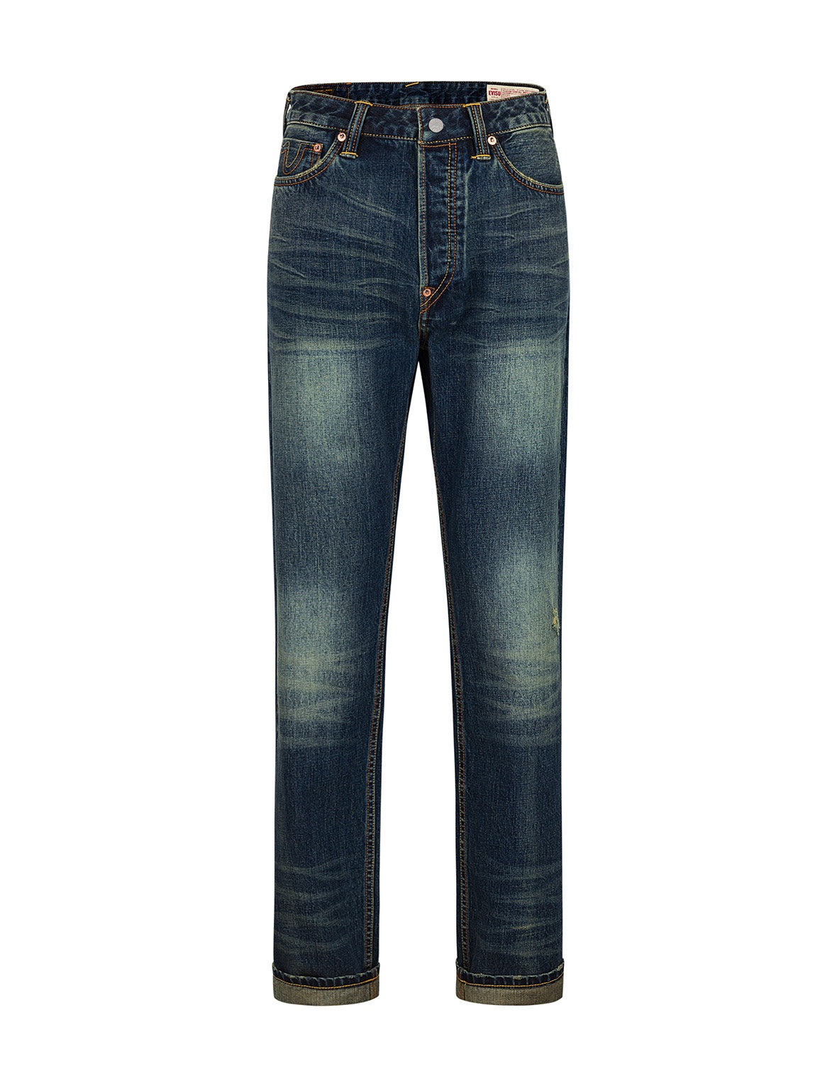 Seagull Appliqué Embroidery Regular Fit Jeans #2000 - 10