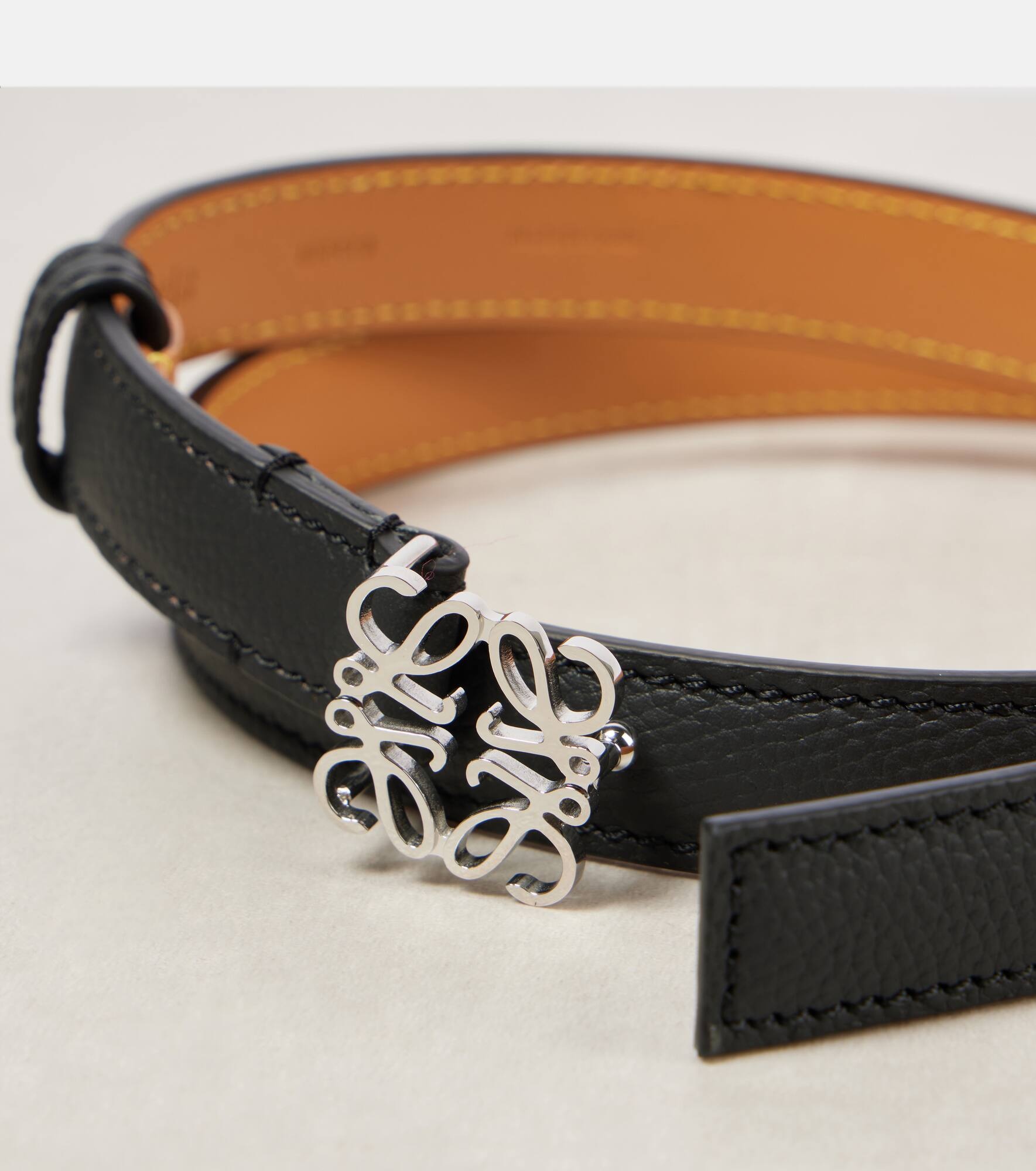 Anagram leather belt - 3