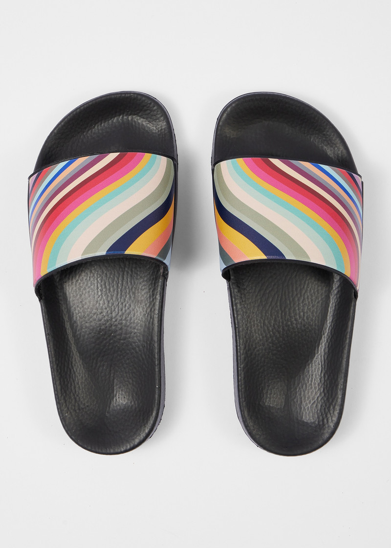 Women's Multicolour 'Swirl' 'Nyro' Slides 5