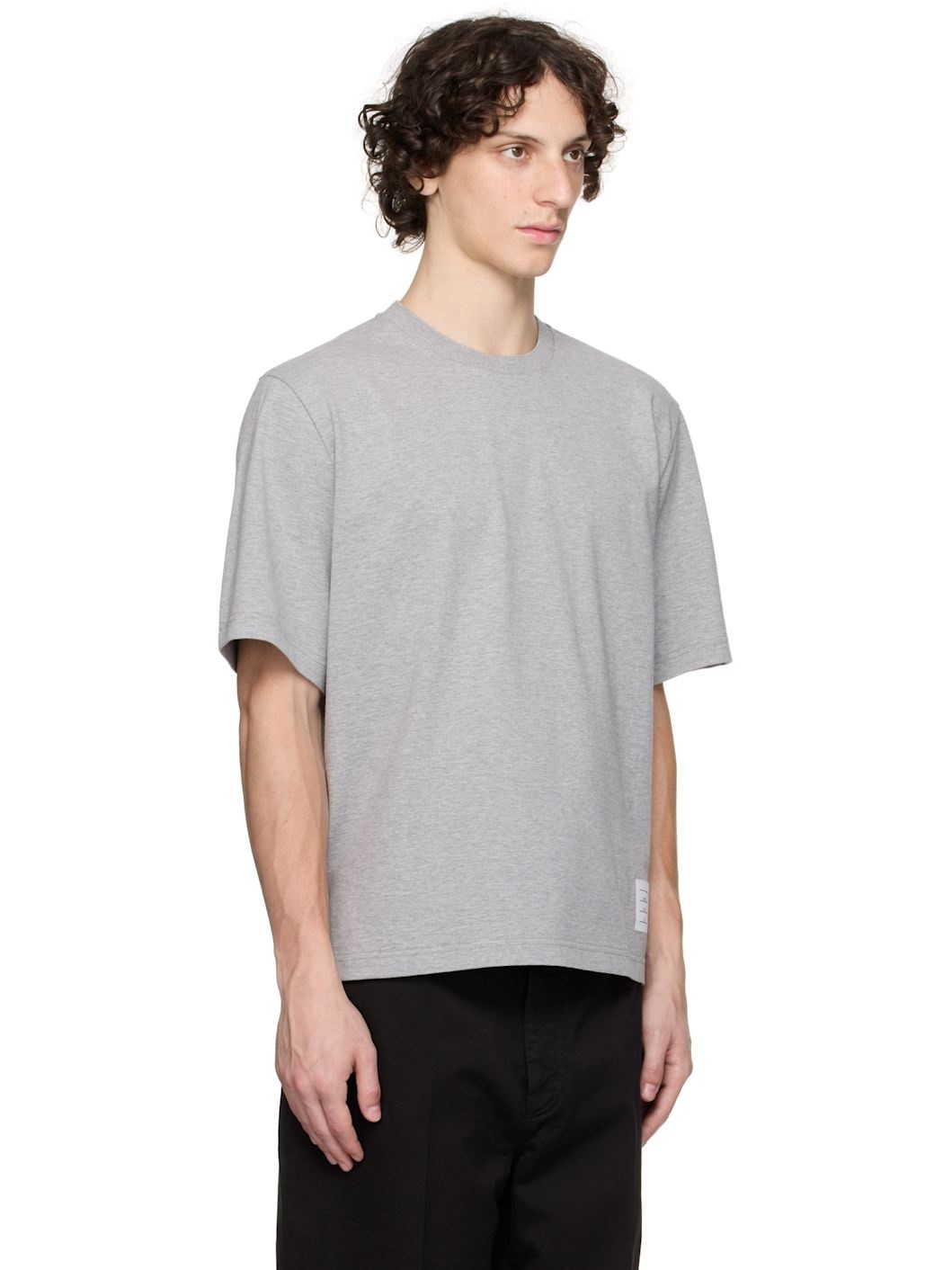 Gray Short Sleeve T-shirt - 2