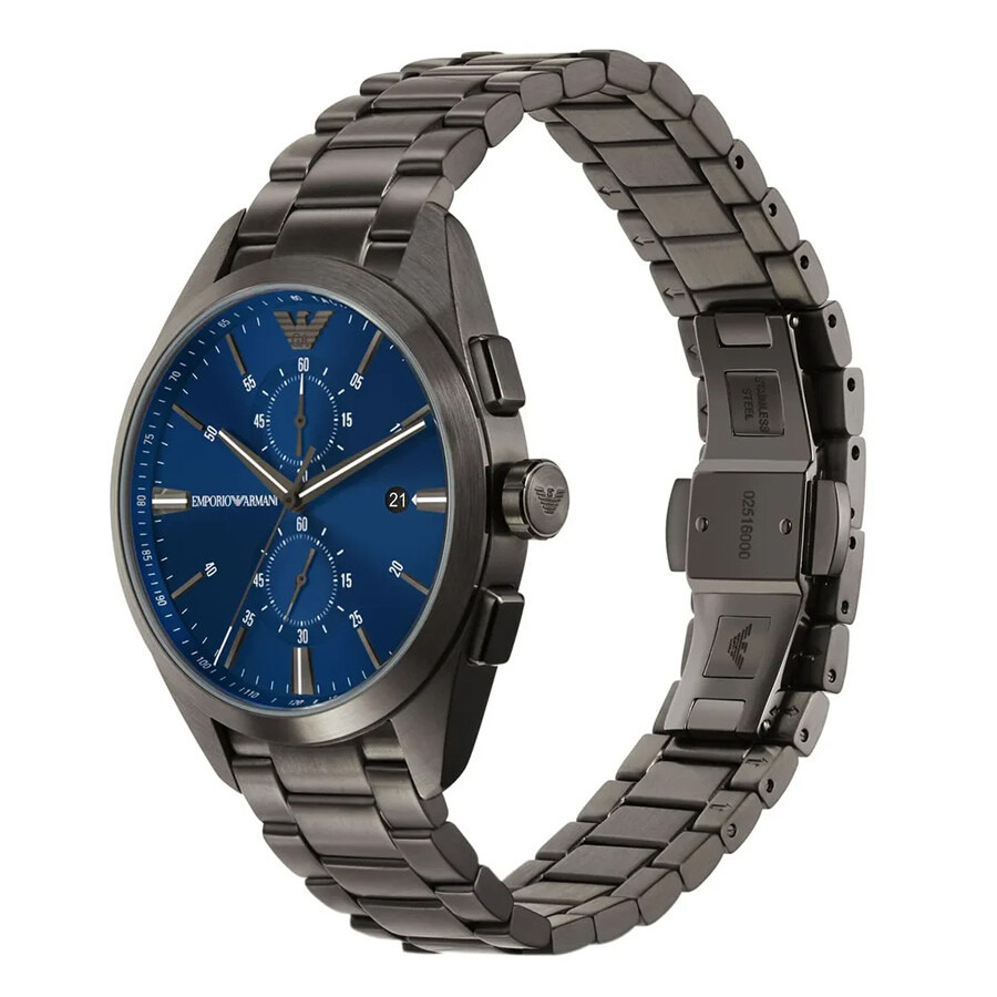 Emporio Armani Chronograph Quartz Blue Dial Men's Watch AR11481 - 3
