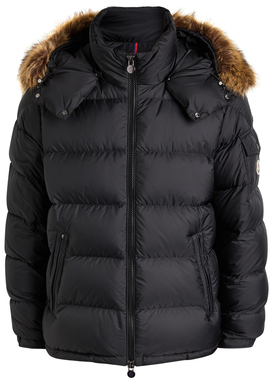 Moncler Maya Faux Fur-embellished Shell Jacket - 1