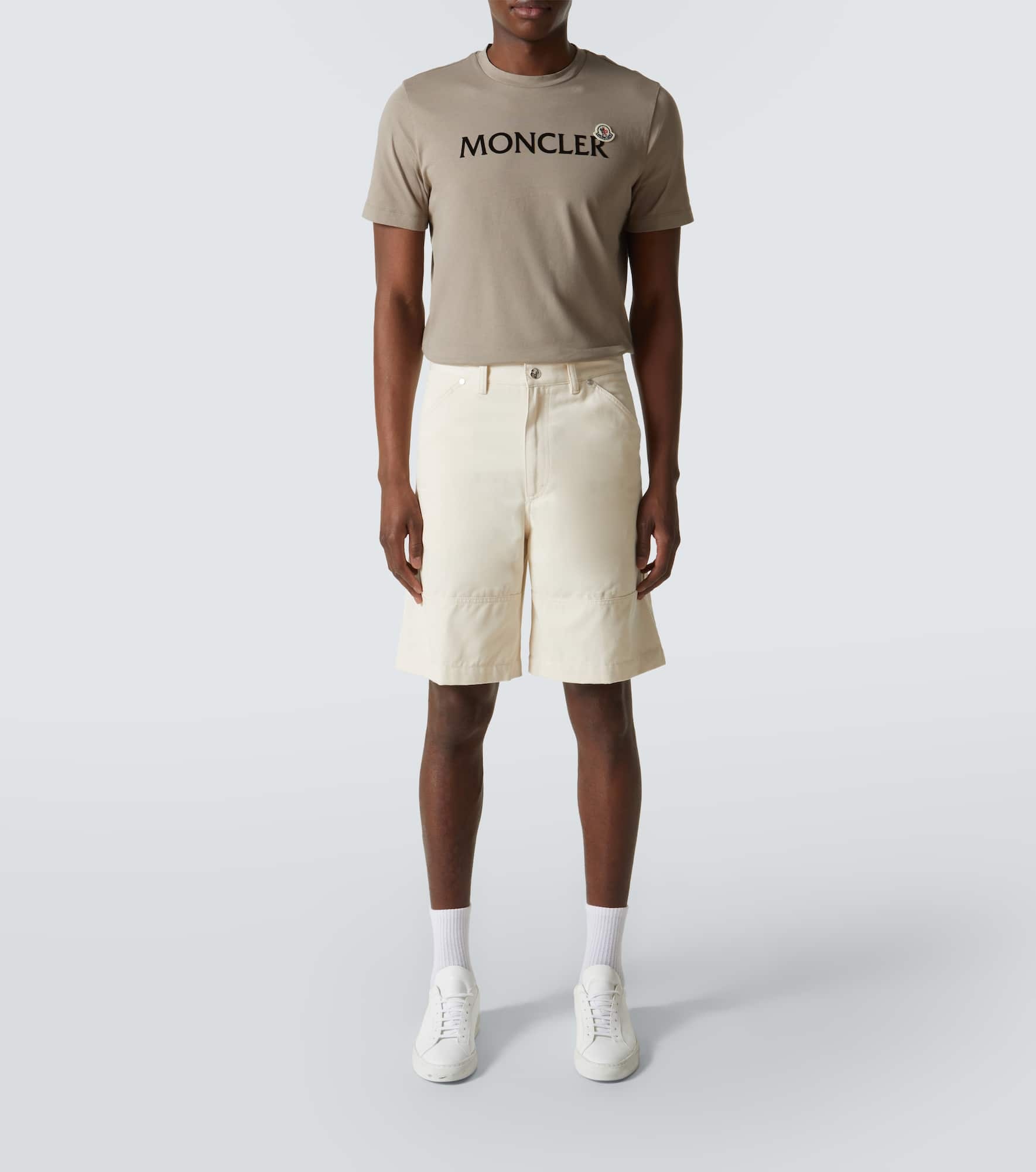 Cotton twill Bermuda shorts - 2