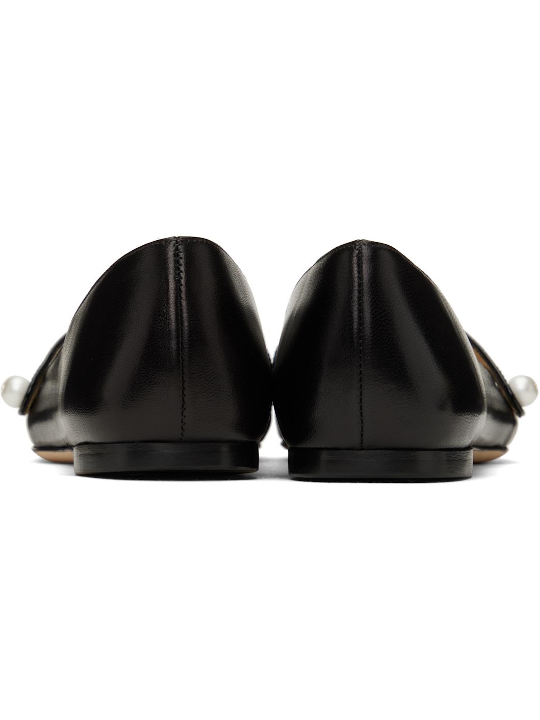 Black Elisa Ballerina Flats - 2