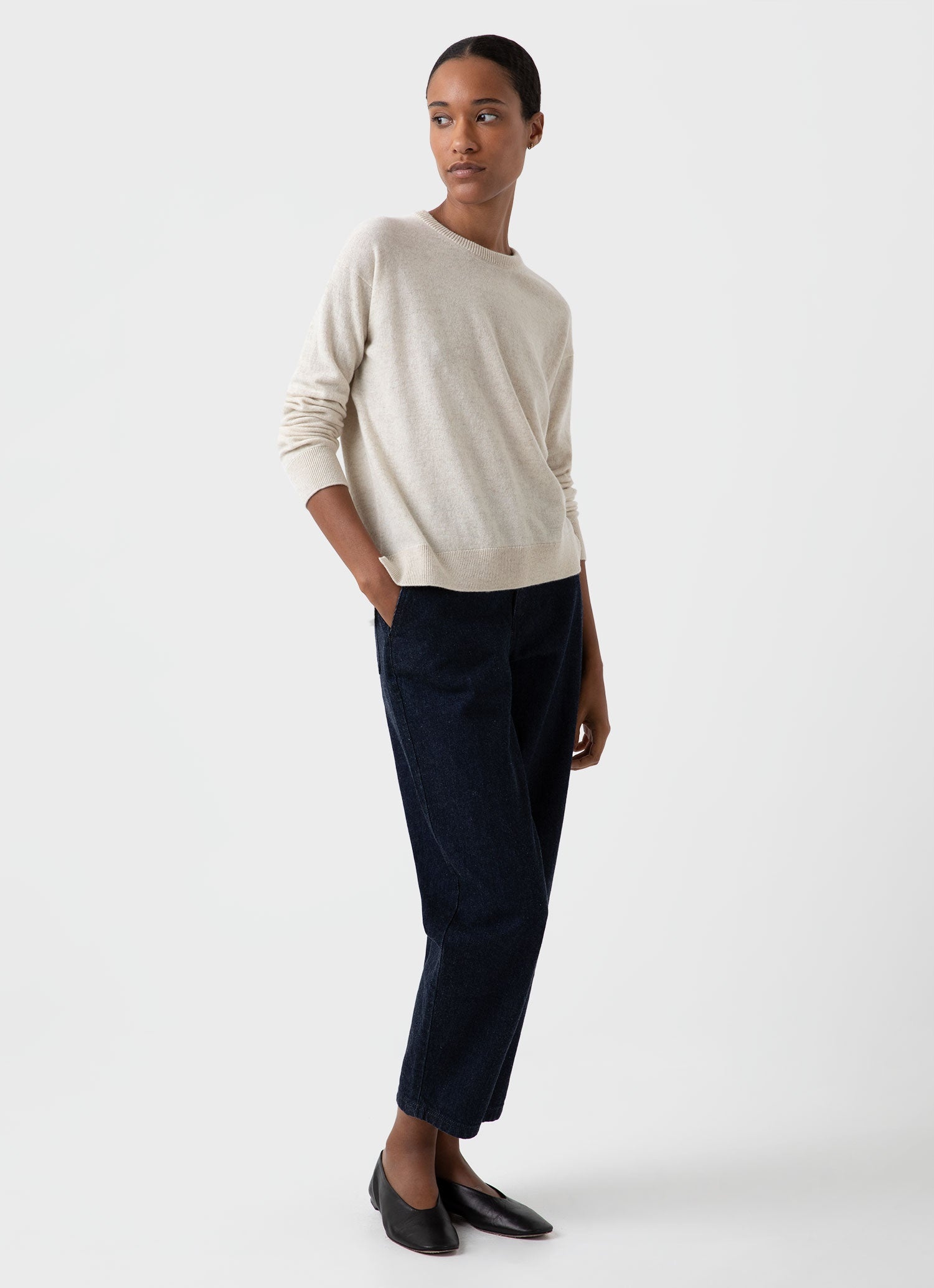 Cashmere Crew Neck Jumper - 3