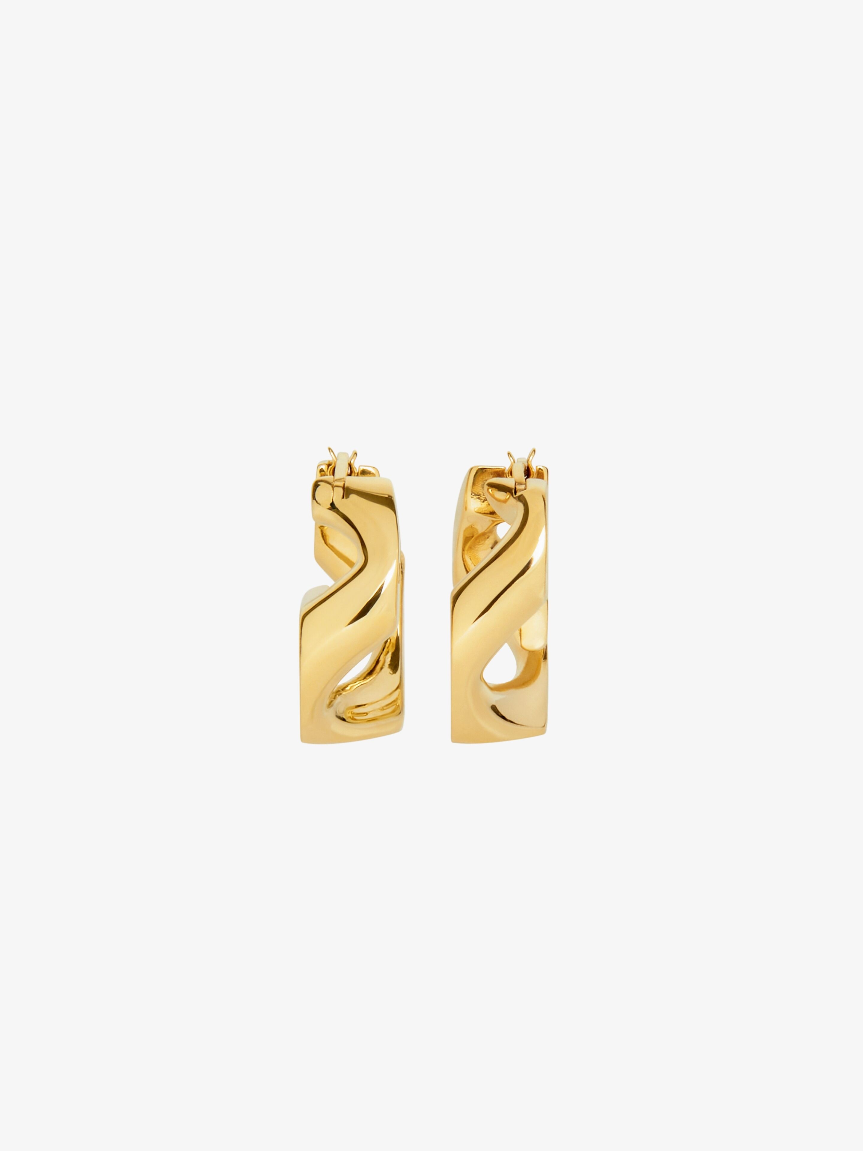 G CHAIN EARRINGS IN METAL - 5