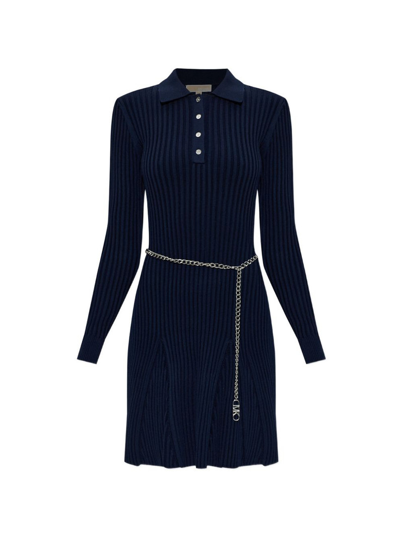 polo-collar mini dress 1