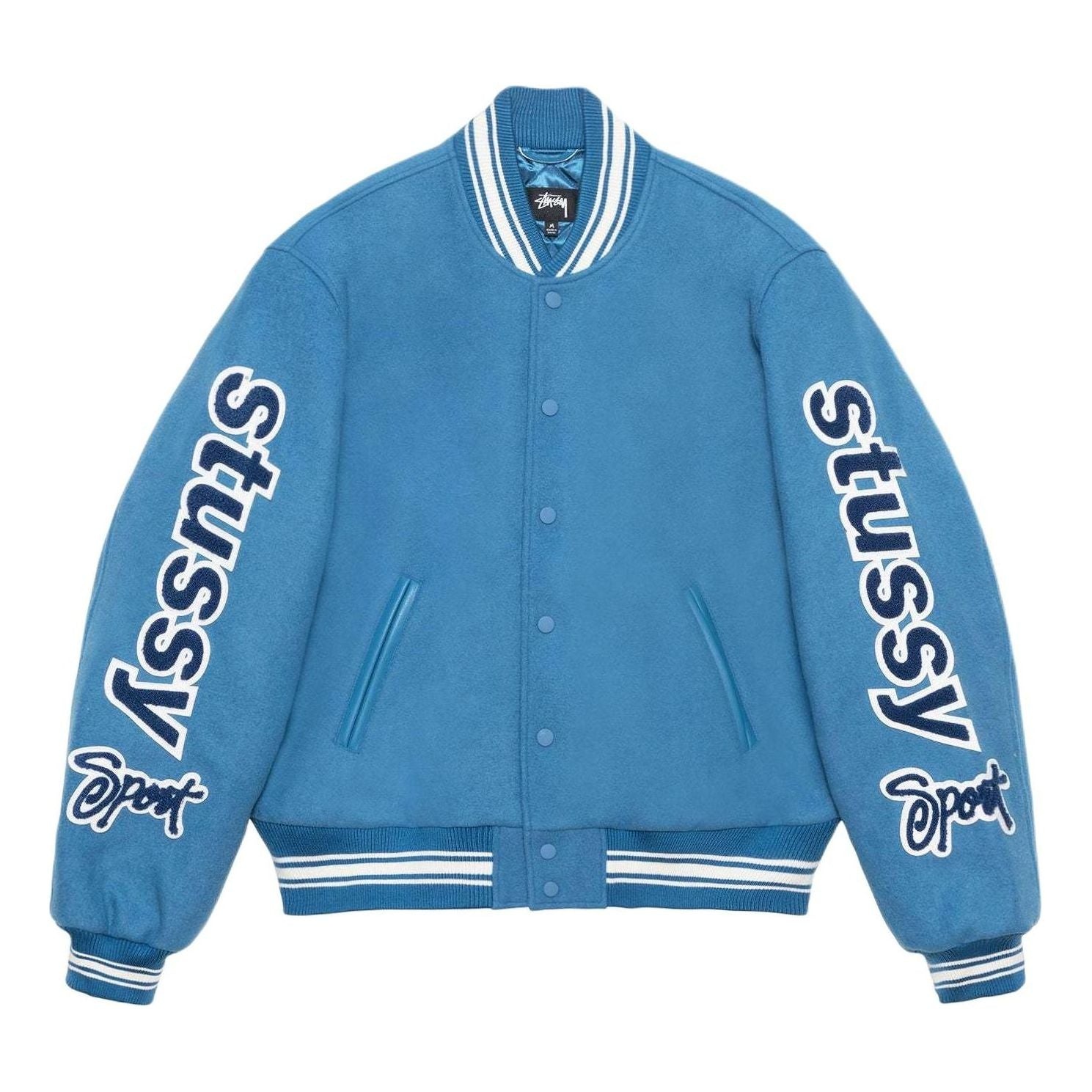 Stussy SS24 VARSITY Jacket 'Blue' 115748 - 1