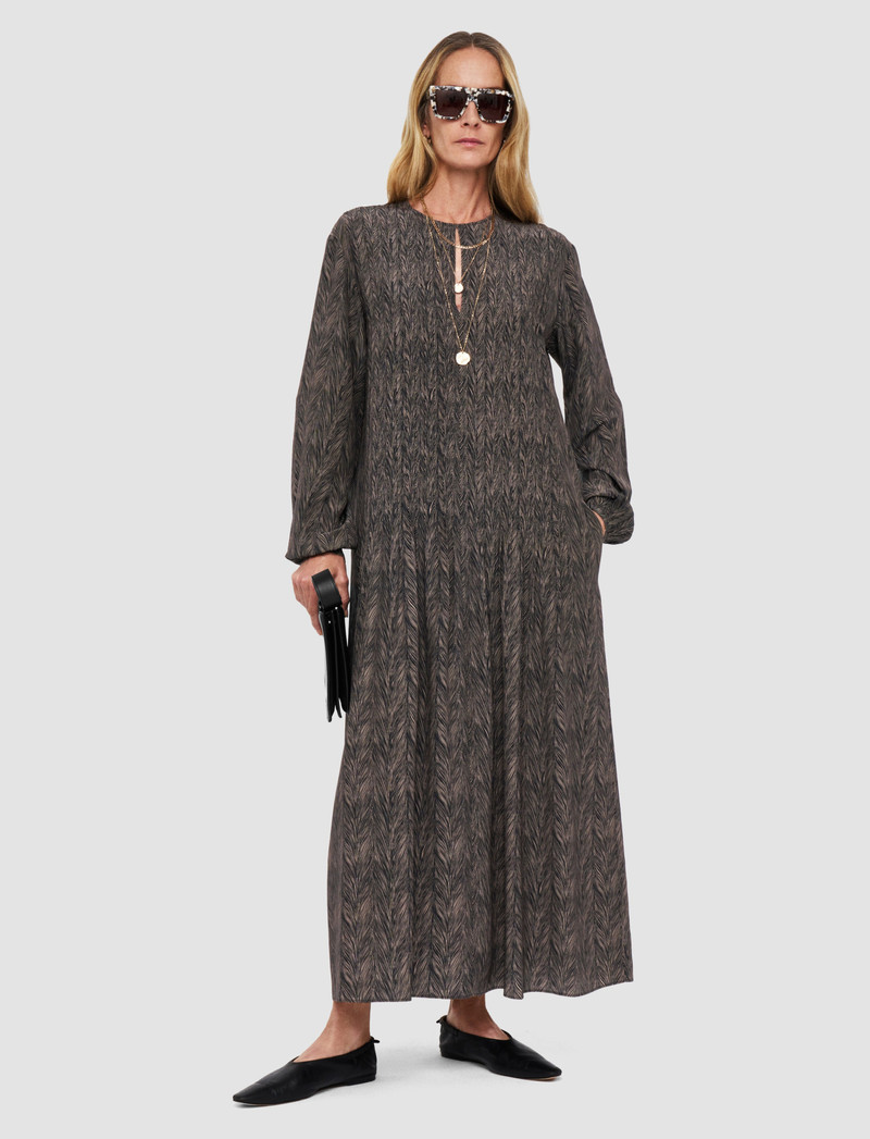 JOSEPH Sibelle Crepe de Chine Print Silk Dress outlook