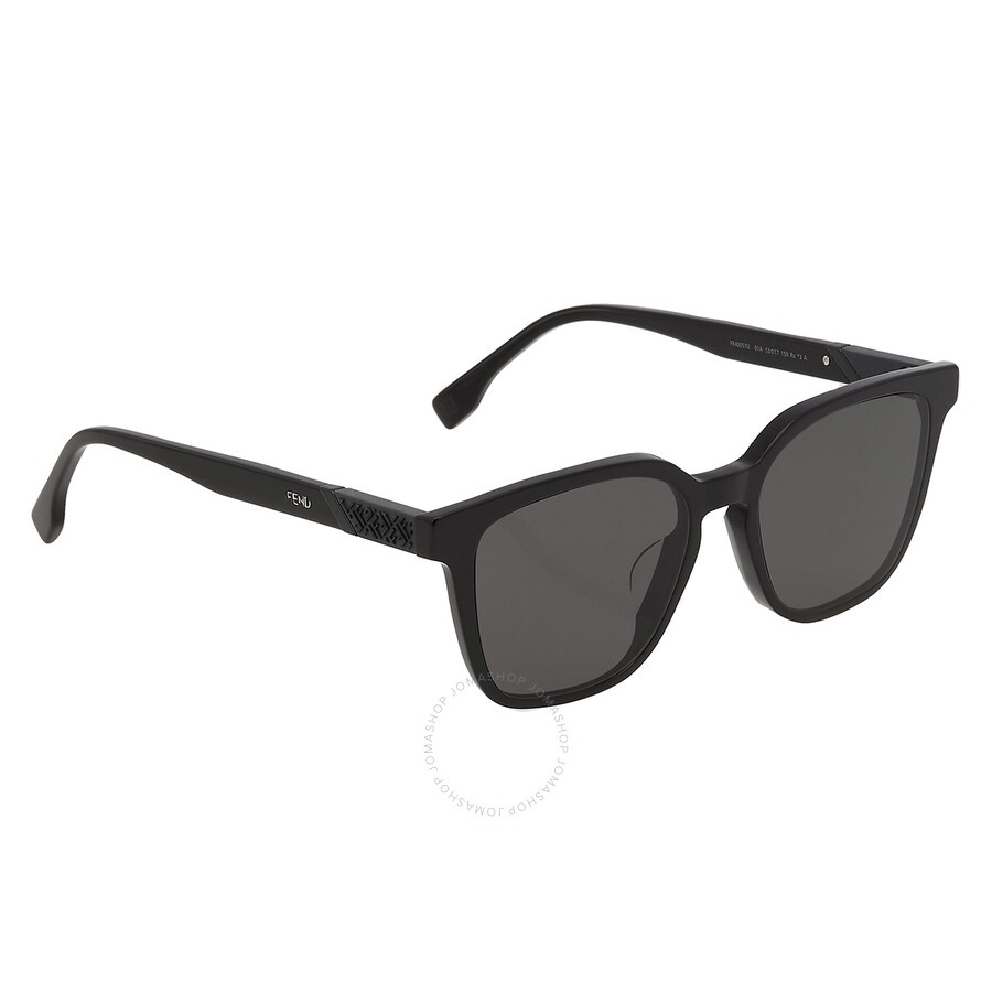 Fendi Grey Square Men's Sunglasses FE40057U 01A 53 - 2