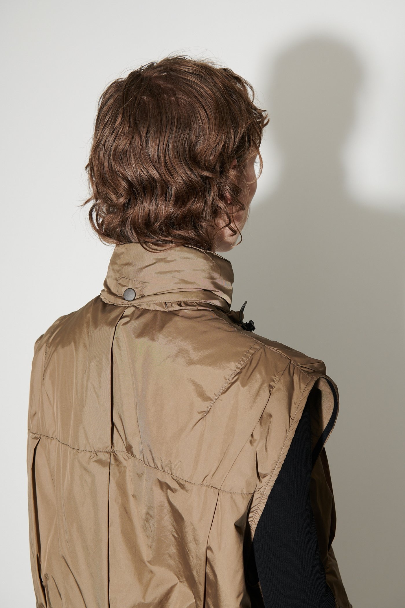 Exhale Puffa Vest Cavalry Olive Aero Nylon - 5
