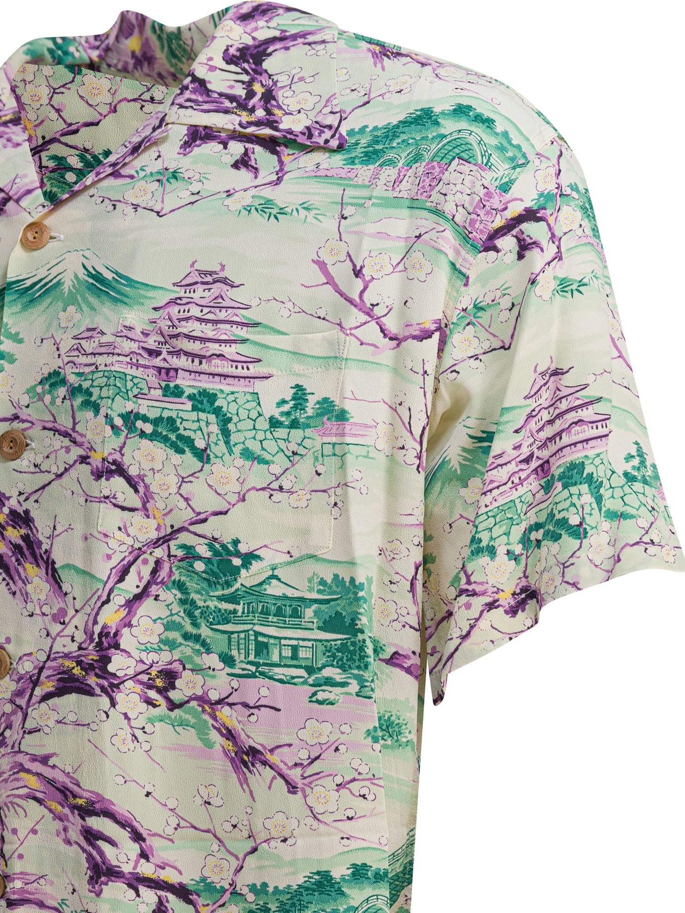 Sun Surf - Sun Surf "scenery Of Japan" Shirt - 4