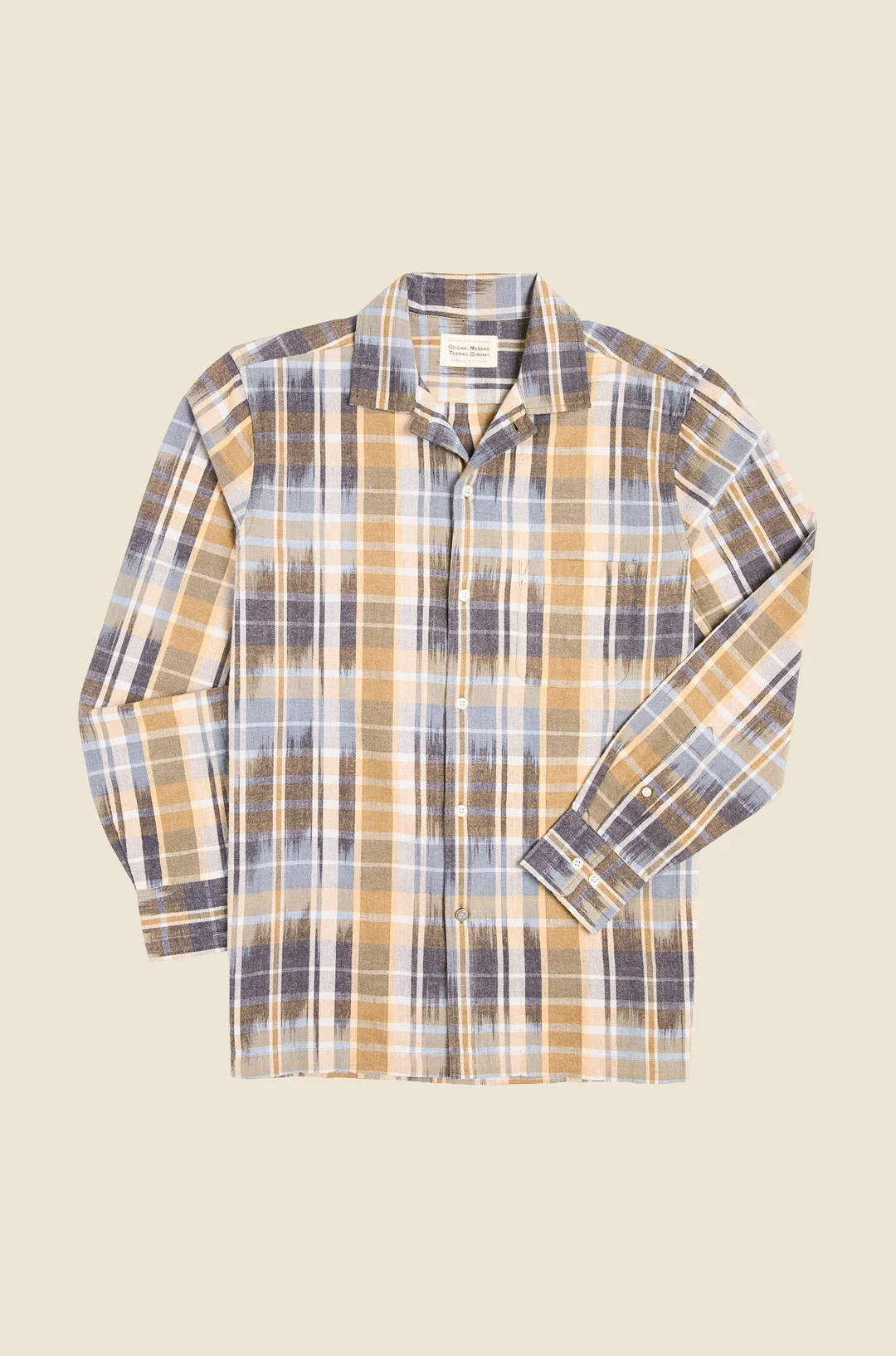 Nº242 Camp Collar Long Sleeve Shirt - 1