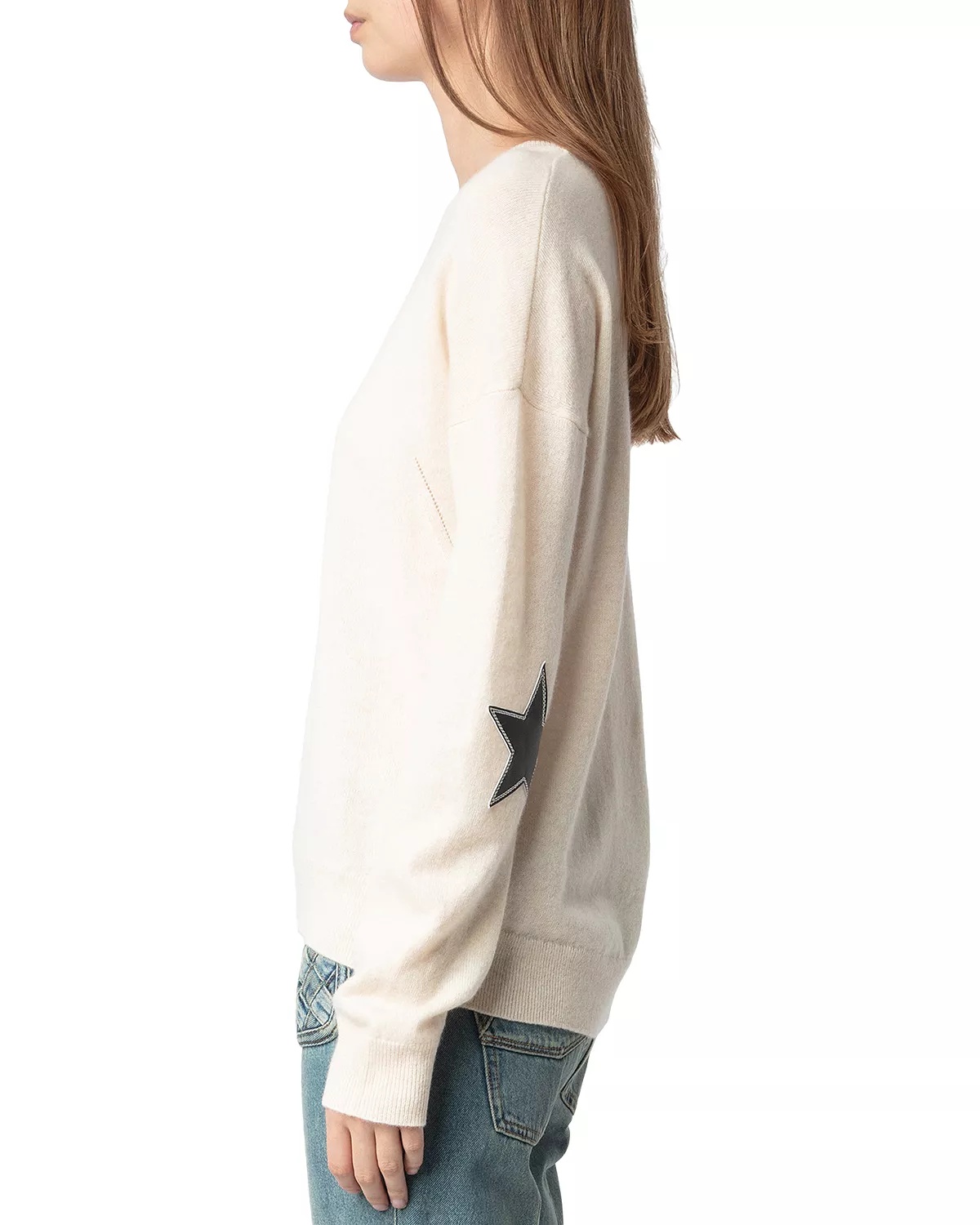 Cici Star Patch Cashmere Sweater - 4