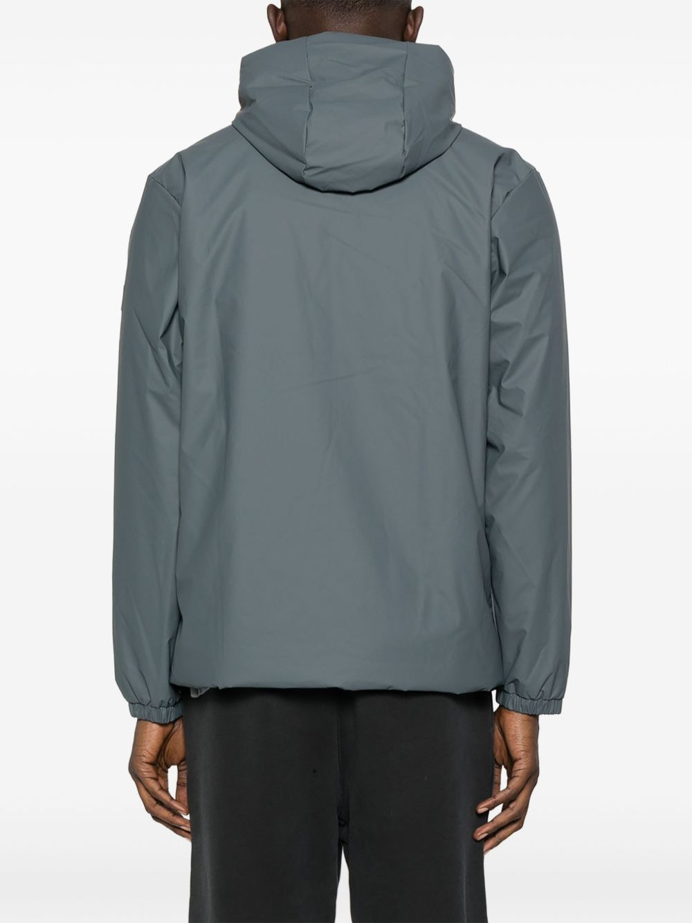 hooded zip-front rain jacket - 4