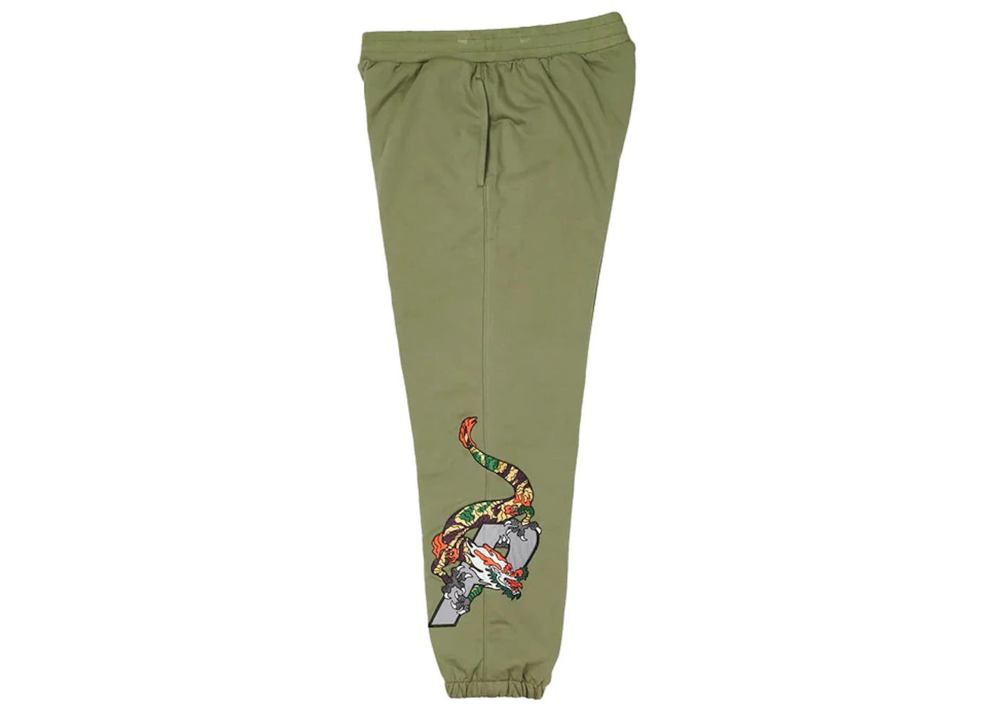 Palace Dragon Sweatpants Olive - 2