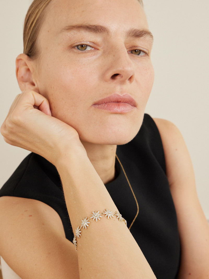 DAVID YURMAN Starburst 18-karat Gold Diamond Bracelet outlook