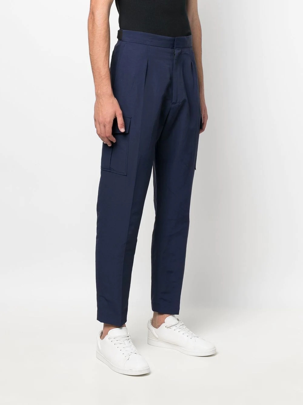 mid-rise tailored trousers - 3