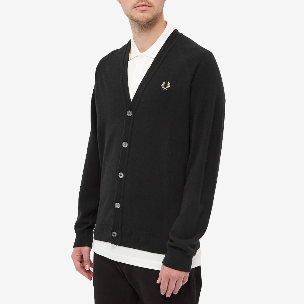 Fred Perry Reissues Lambswool Cardigan - 4