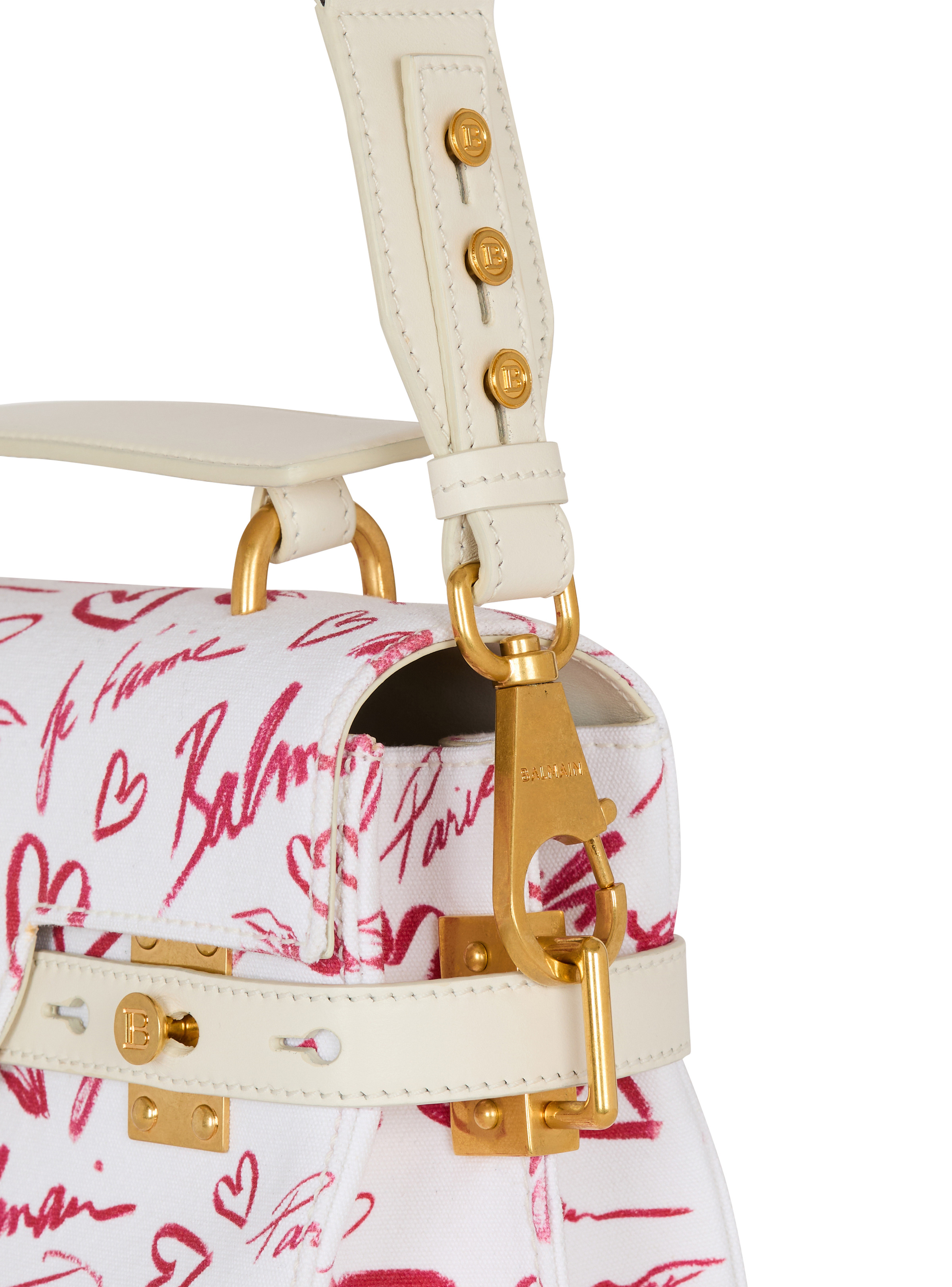 B-Buzz 23 bag in Lipstick print canvas - 5