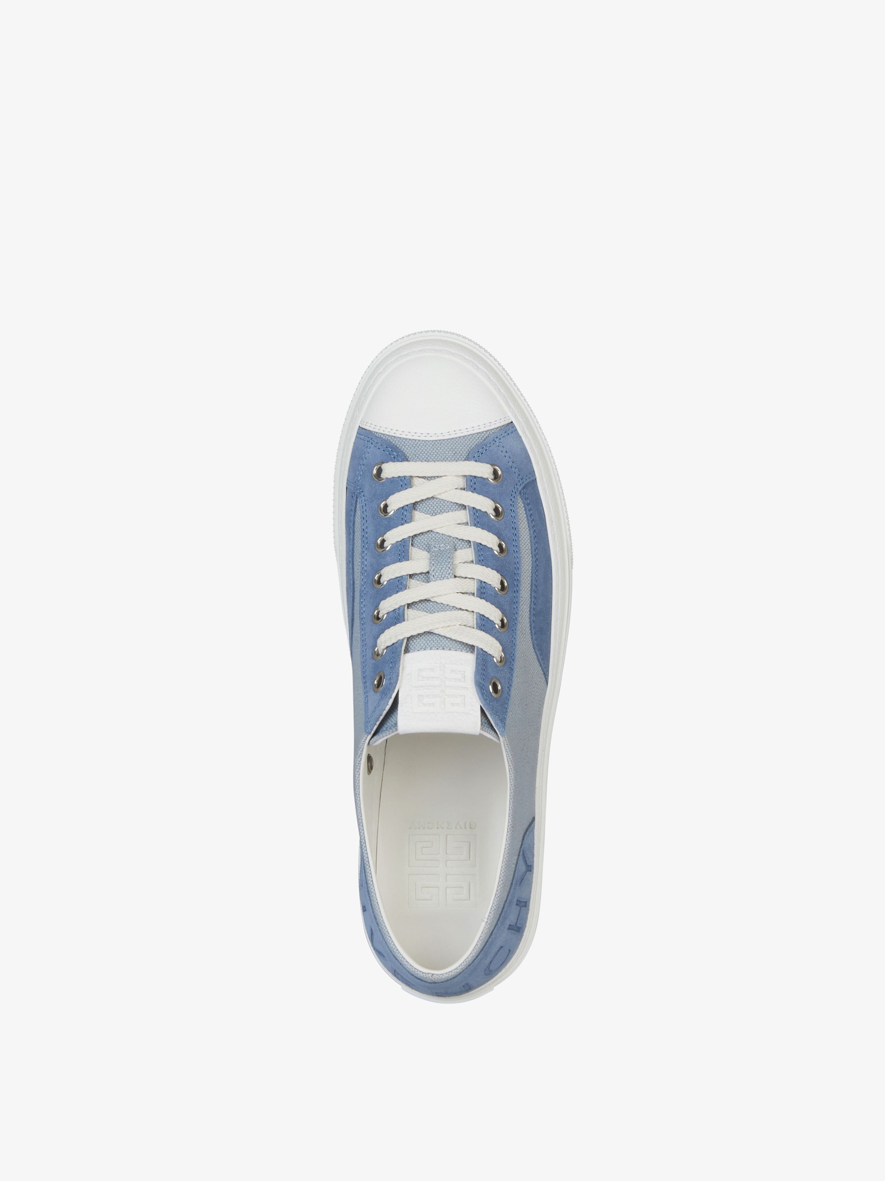GIVENCHY CITY SNEAKERS IN CANVAS AND SUEDE - 4
