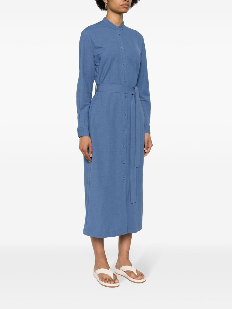 belted shirt midi dress 3