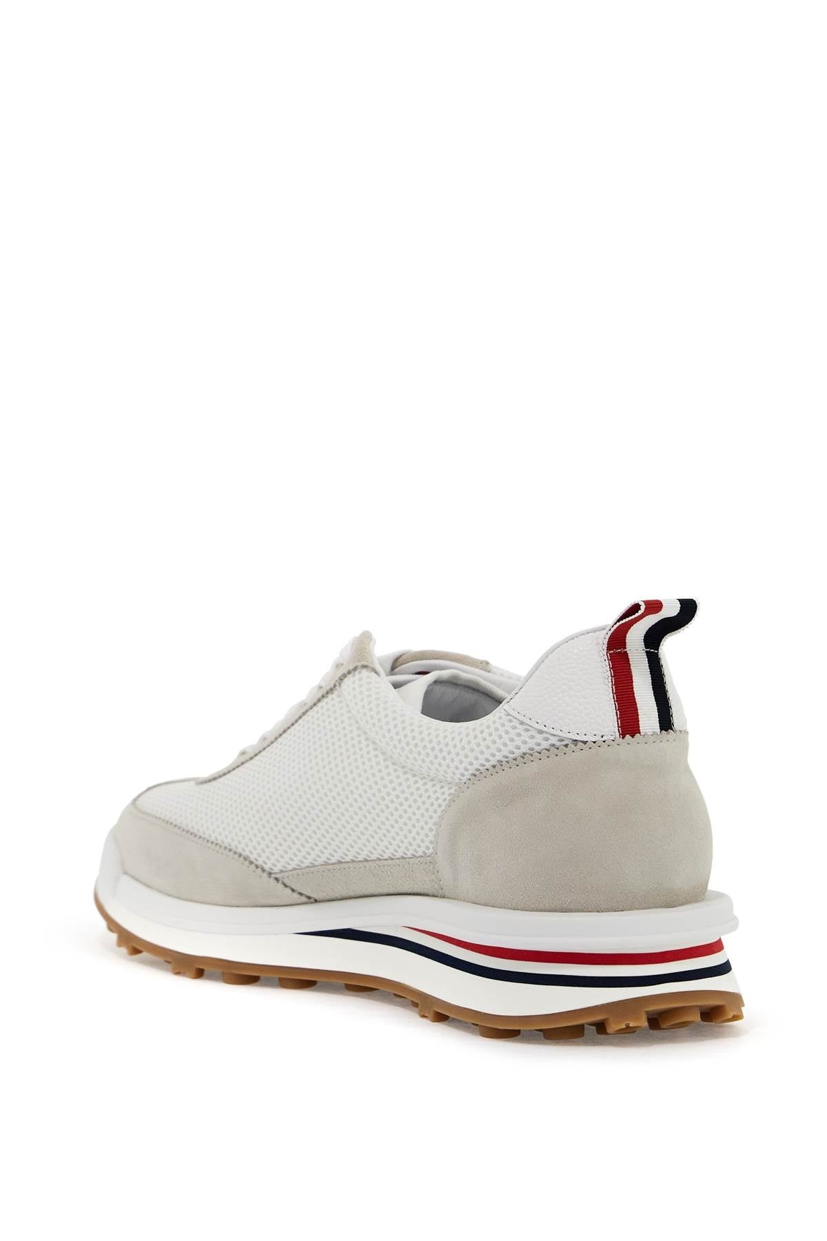 Thom Browne Mesh And Suede Leather Sneakers In 9 Men - 3
