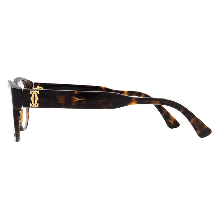 Cartier C de Cartier Demo Cat Eye Ladies Eyeglasses CT0315O 002 53 - 3